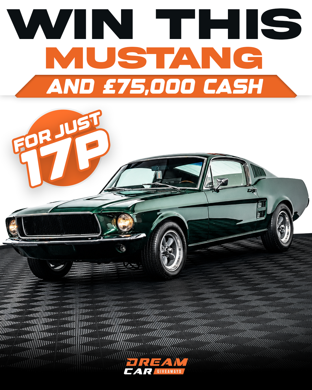 Dream Car Giveaways Facebook ad
