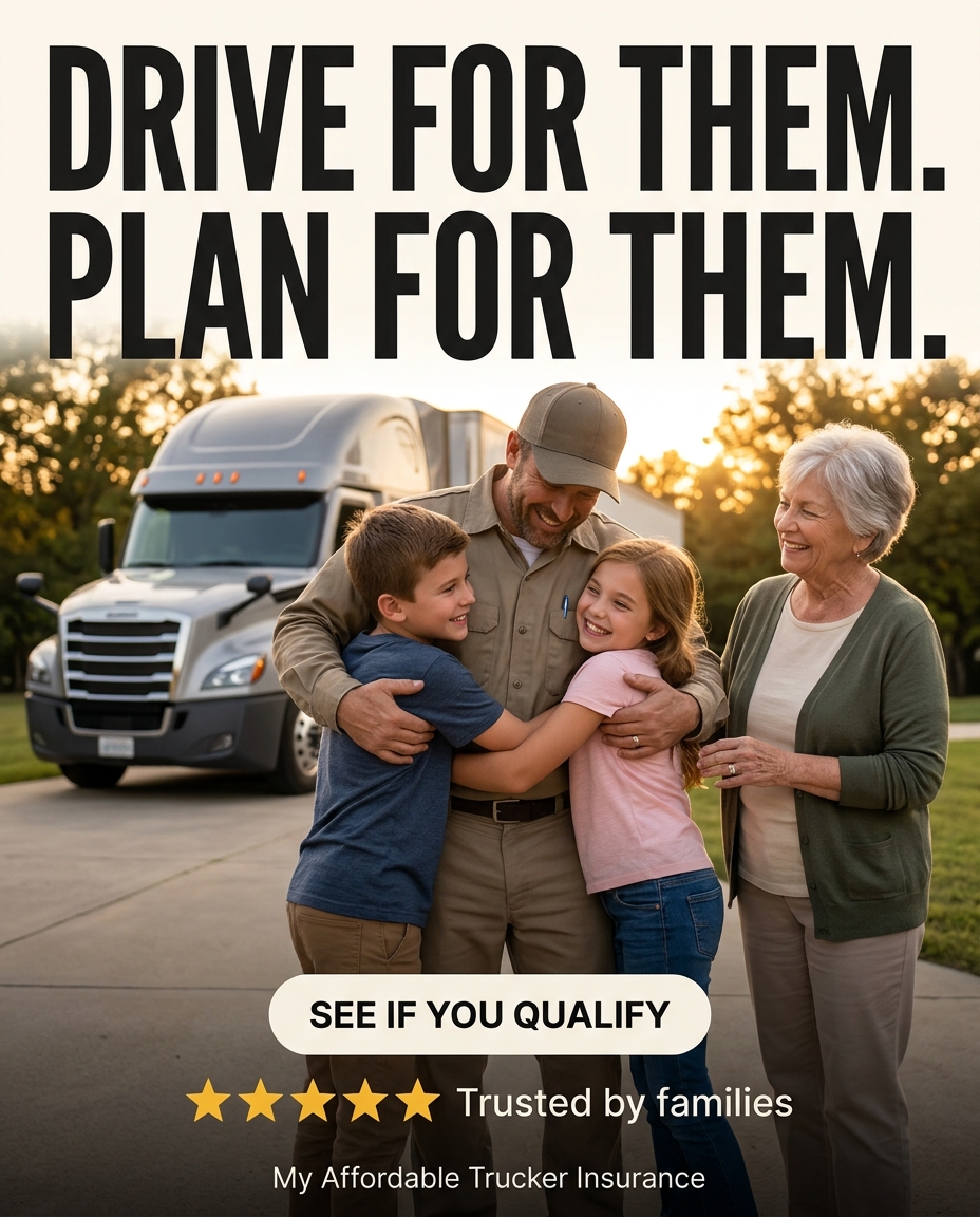 My Affordable Trucker Insurance Facebook ad