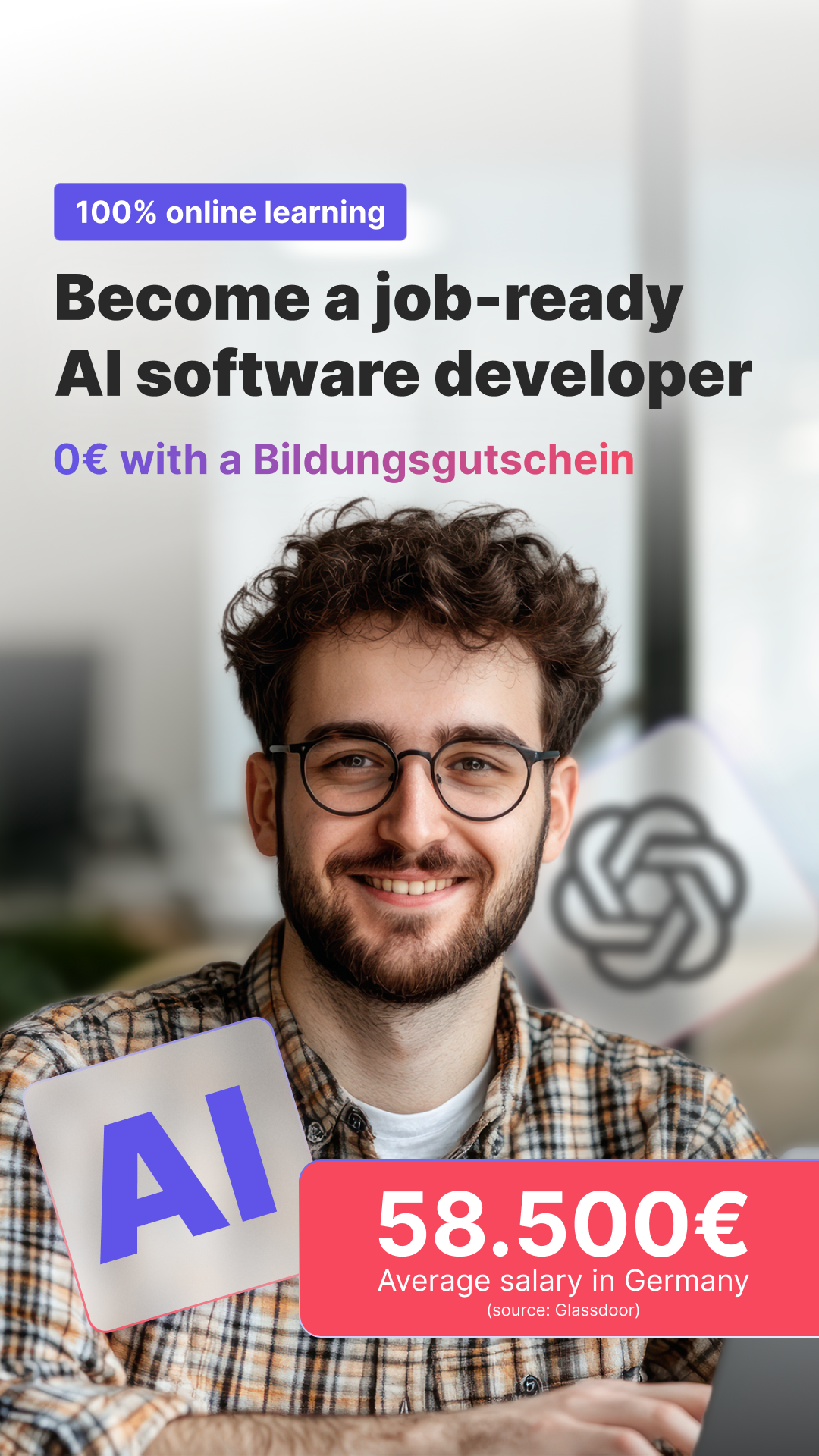 WBS CODING SCHOOL Facebook ad