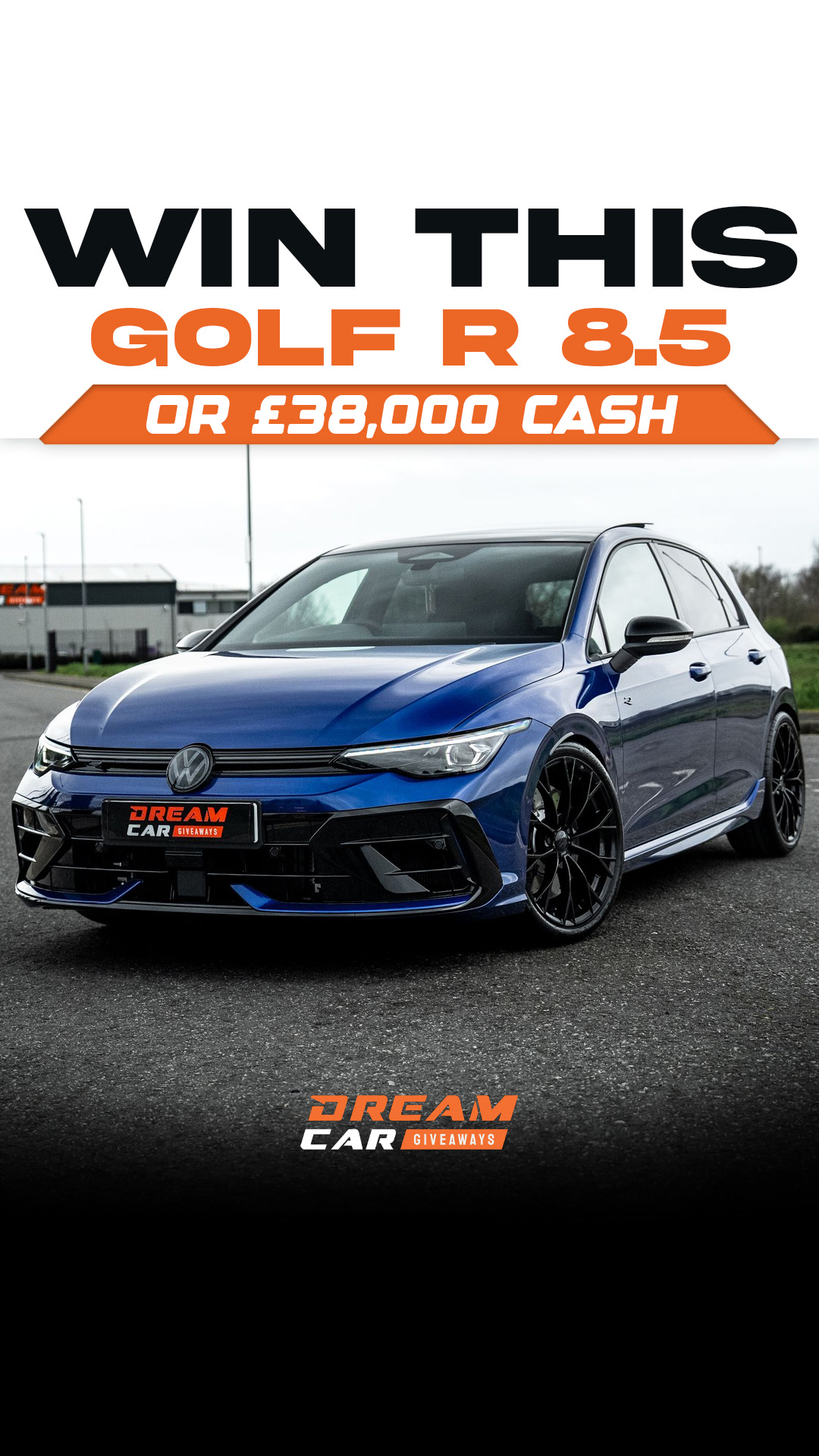 Dream Car Giveaways Facebook ad