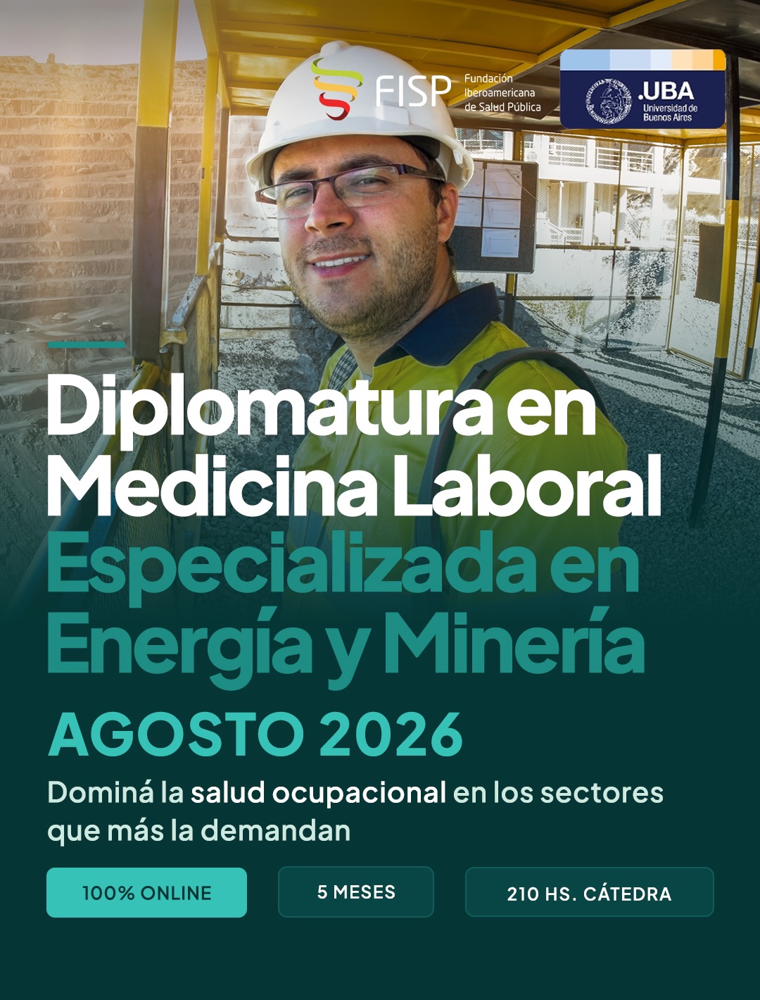FISP Educación Facebook ad: Diplomatura en Medicina Laboral Especializada en Energía y…