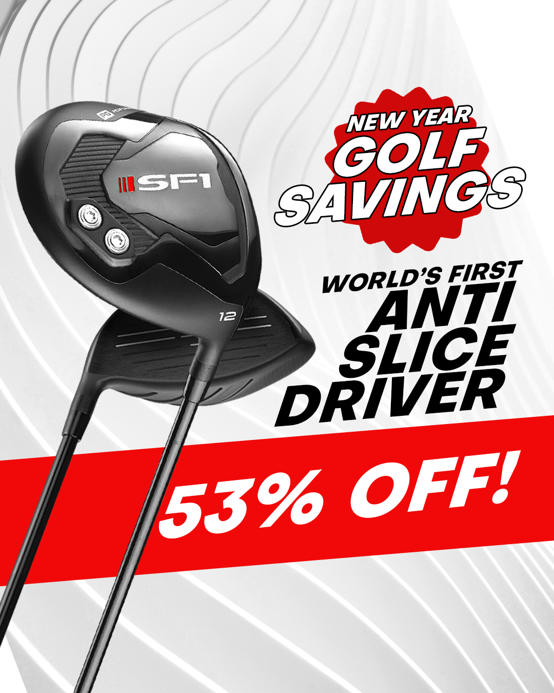 Performance Golf Facebook ad
