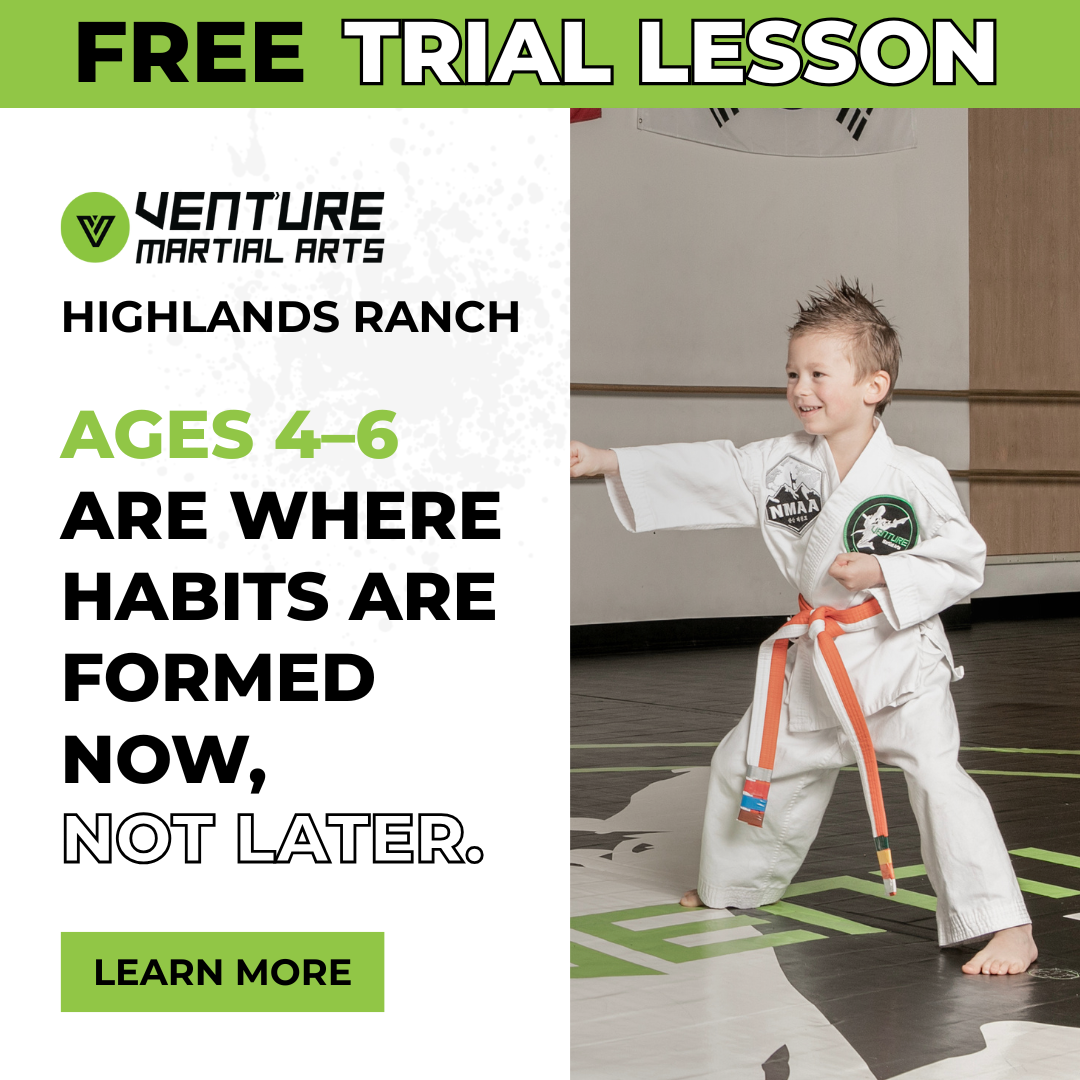 Venture Martial Arts - Highlands Ranch Facebook ad from Jul 8, 2026