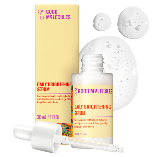 Good Molecules Facebook ad: Visibly smooth fine lines and brighten the look…