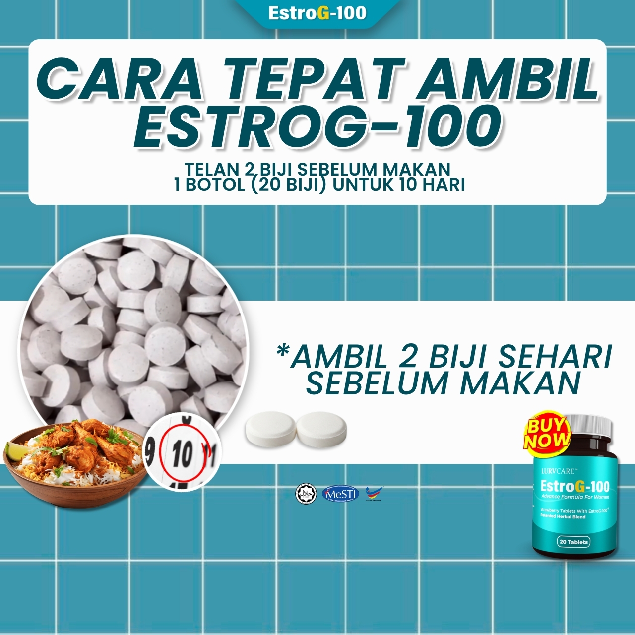 EstroG-100 - Rahsia Wanita Menopause Facebook ad
