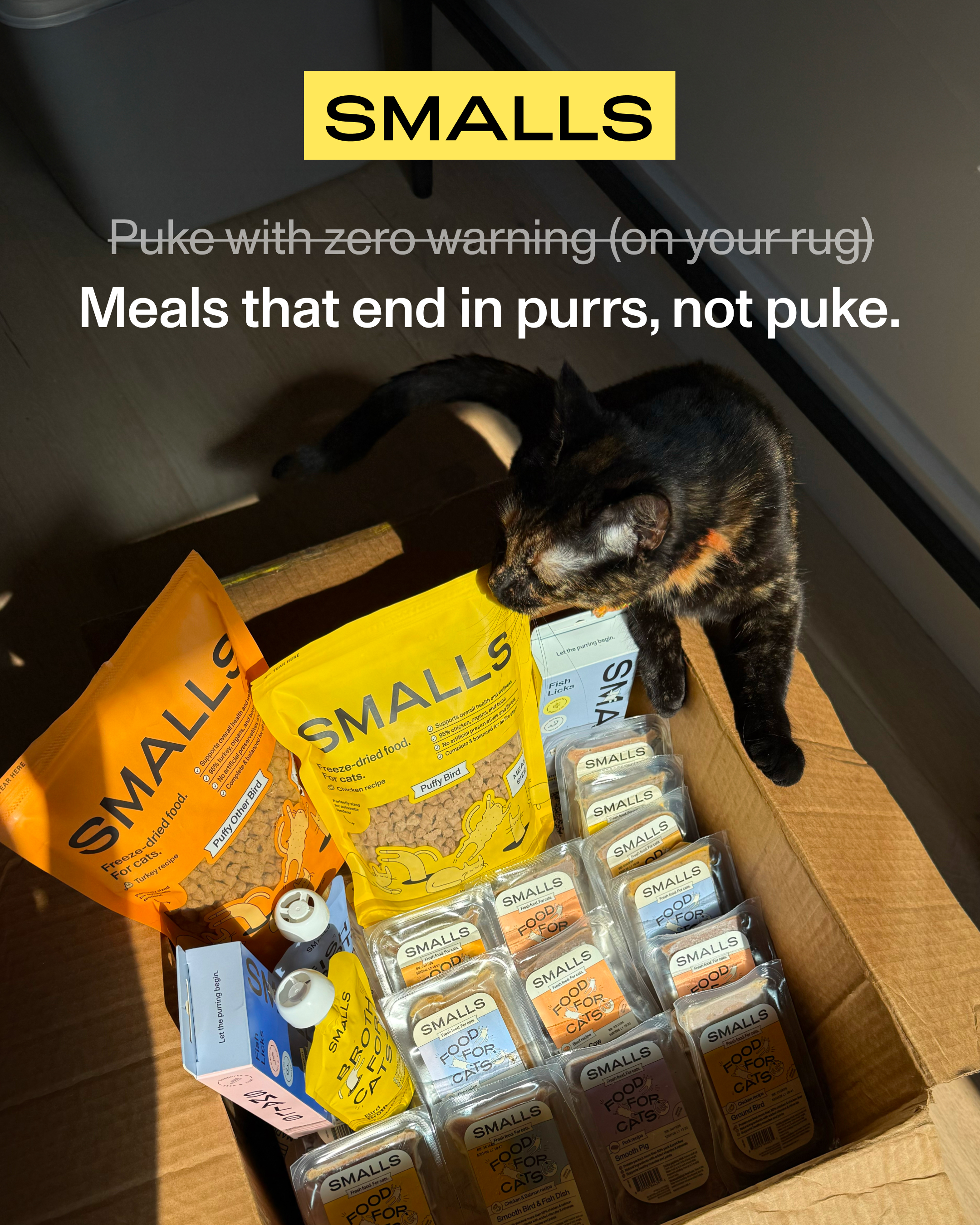 Smalls Facebook ad