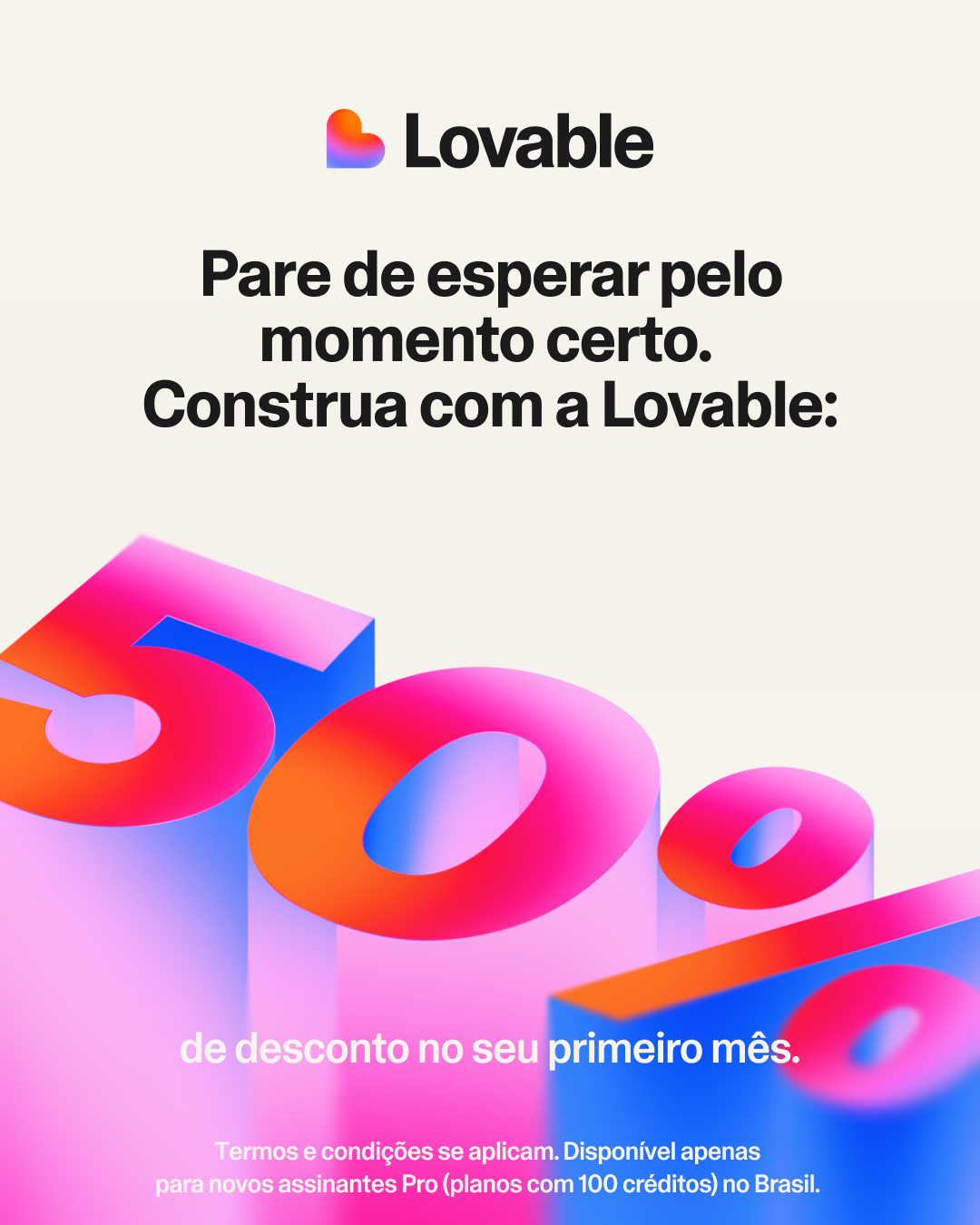 Lovable.dev Facebook ad