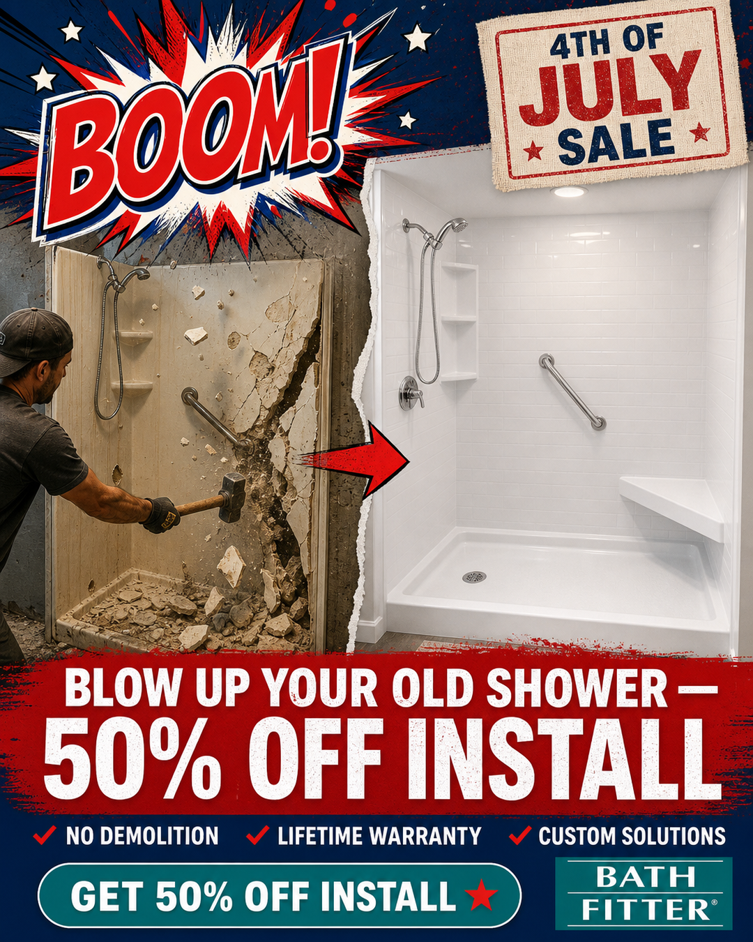 Bath Fitter Facebook ad