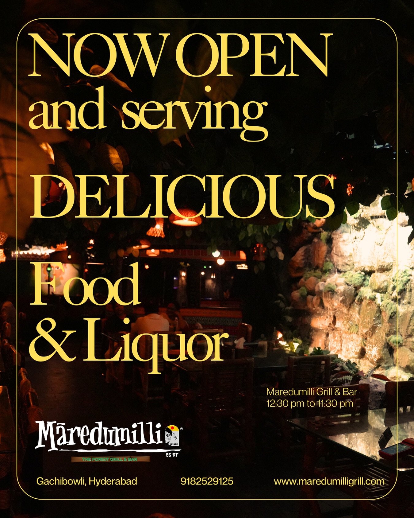 Maredumilli - Forest Grill & Bar Facebook ad: Maredumilli - The Forest Grill & Bar | Gachibowli, Hyderabad