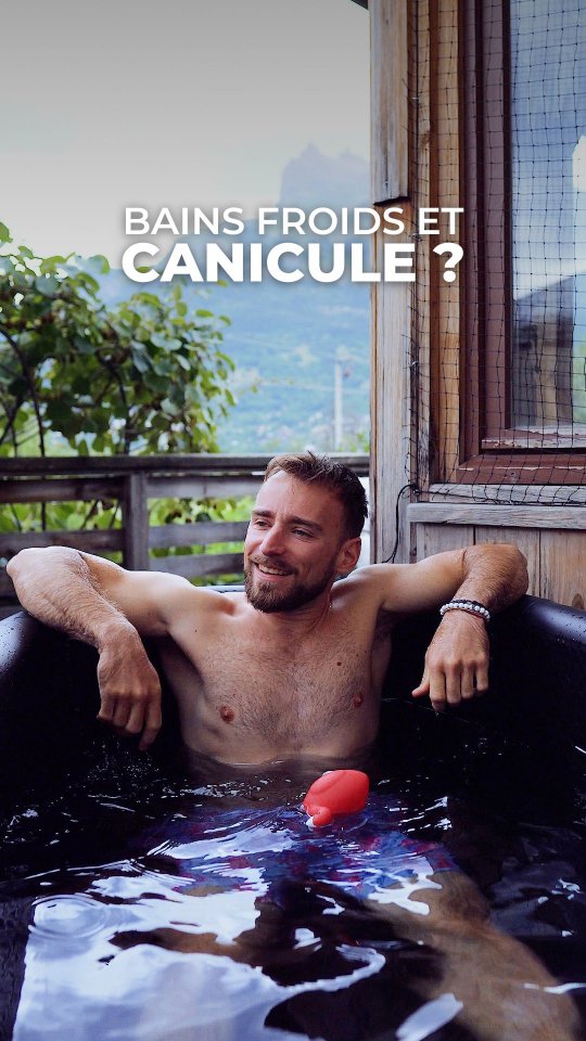 JOLT Recovery Facebook ad: Le bain froid en pleine canicule.