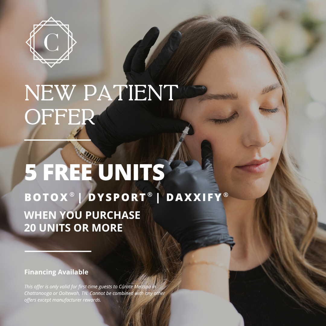 Cúrate MedAesthetics Facebook ad: Get 5 Free Units!