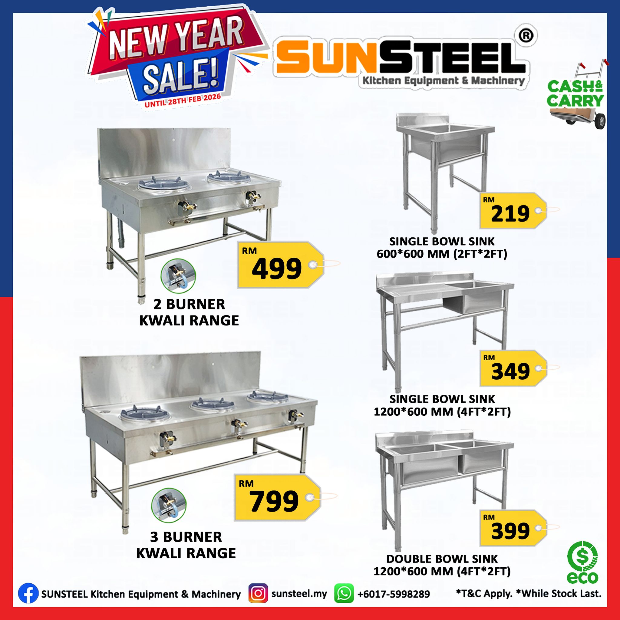 SUNSTEEL Kitchen Equipment & Machinery Facebook ad