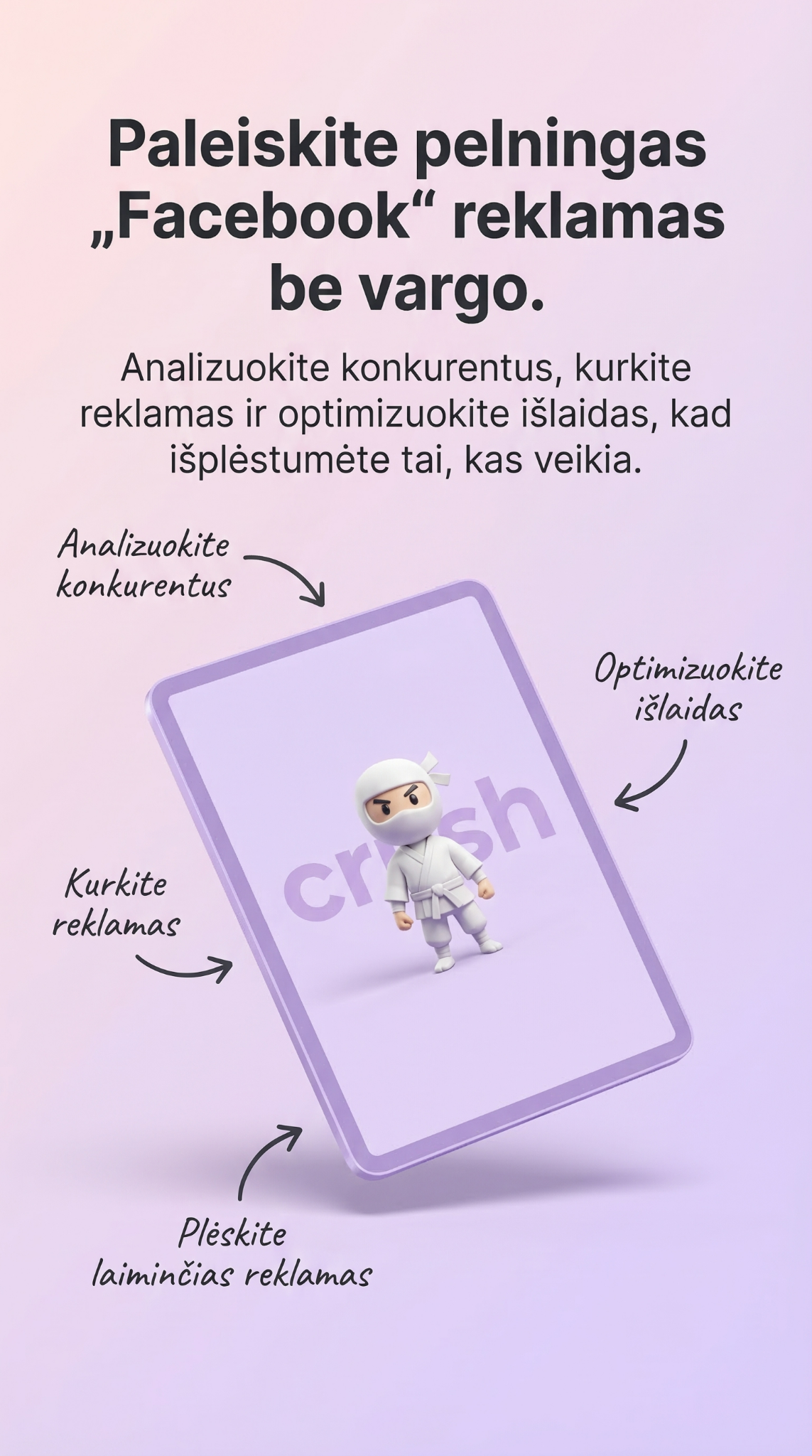 trycrush.ai Facebook ad