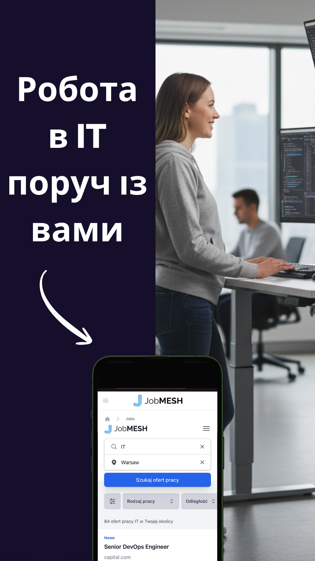 Jobmesh.pl Facebook ad from May 14, 2026