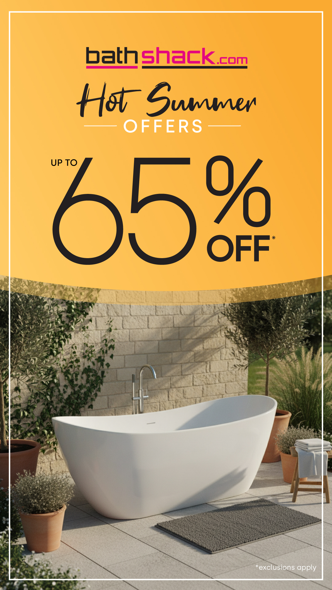 Bath Shack Facebook ad
