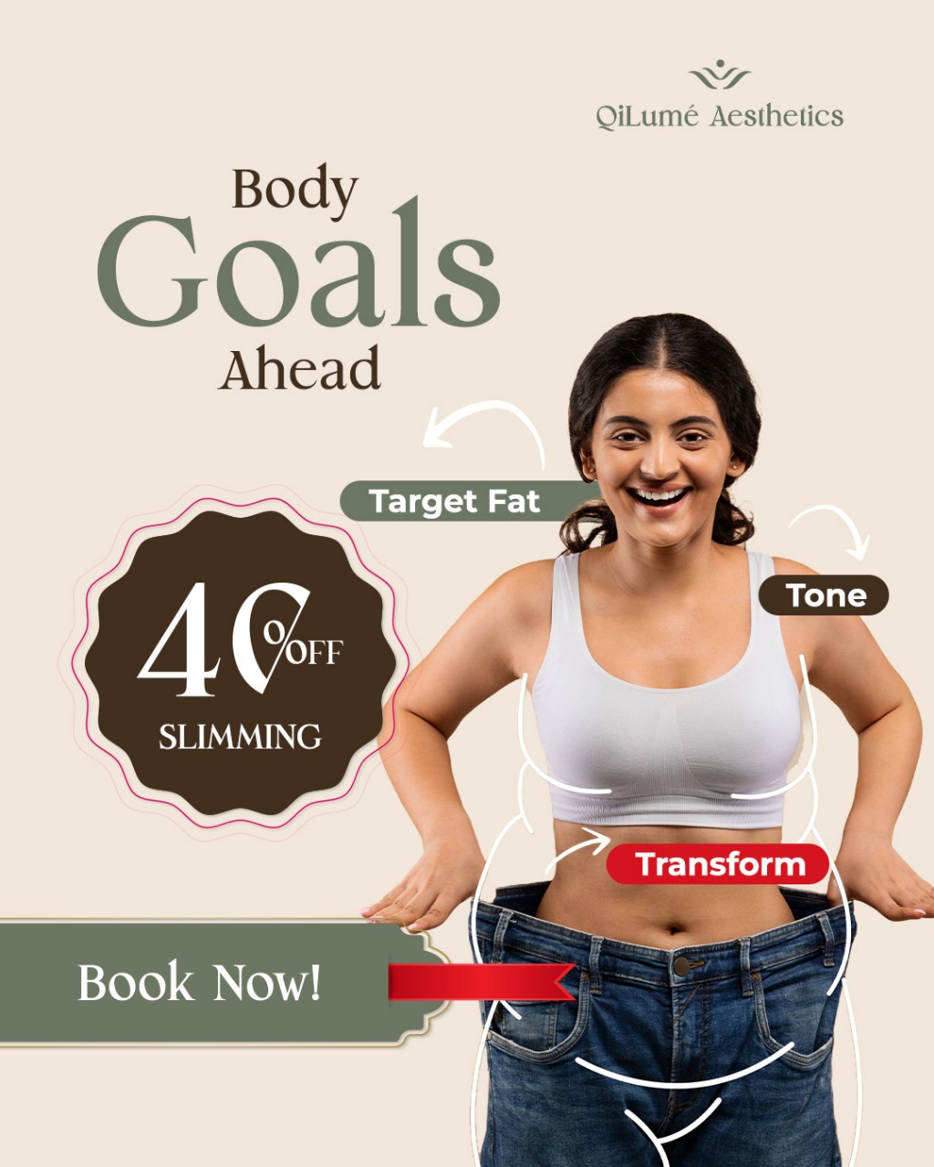 Qilumé Aesthetics Facebook ad