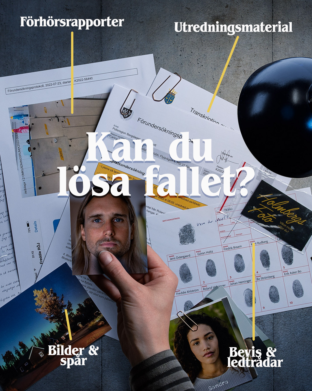 ARKIV by Unsolved - Mordgåtor att lösa hemma Facebook ad