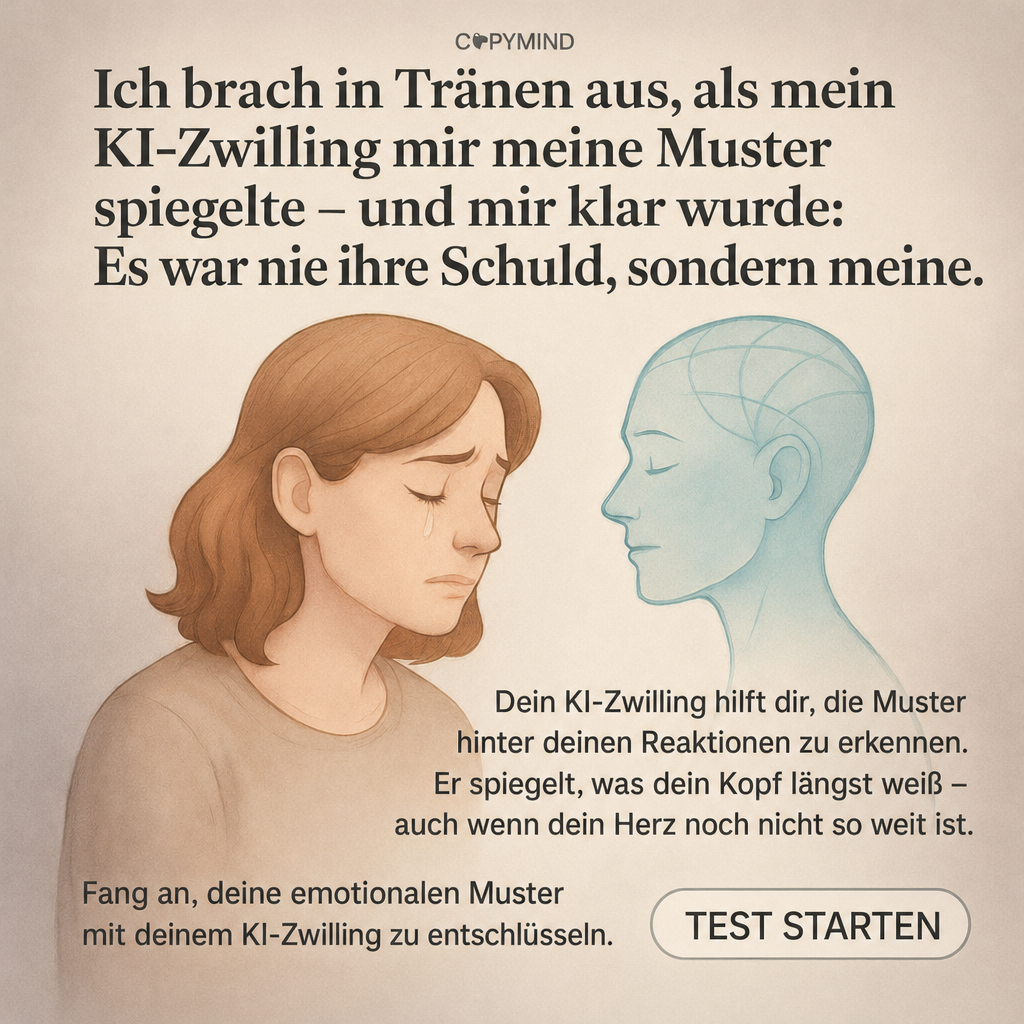 Copymind: AI twin for therapy Facebook ad