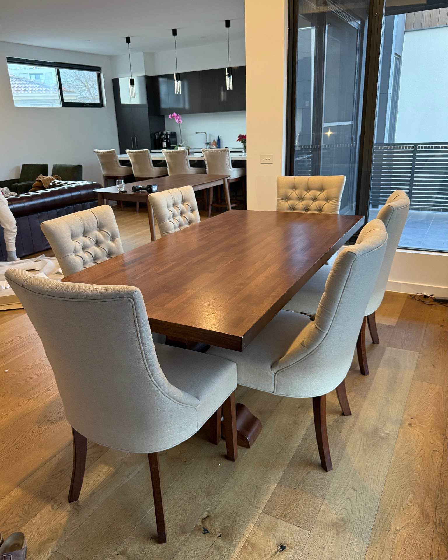 MD Furniture Sale Facebook ad: High quality dining chairs bar stools and dining table