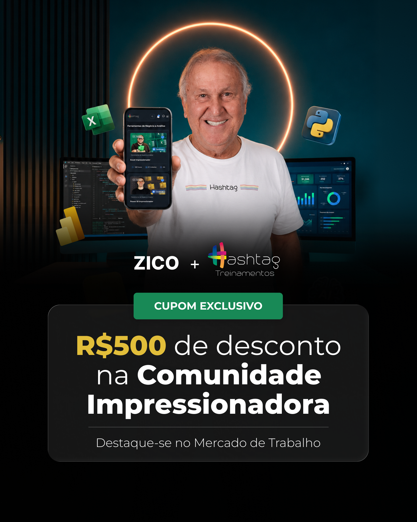 Hashtag Treinamentos Facebook ad