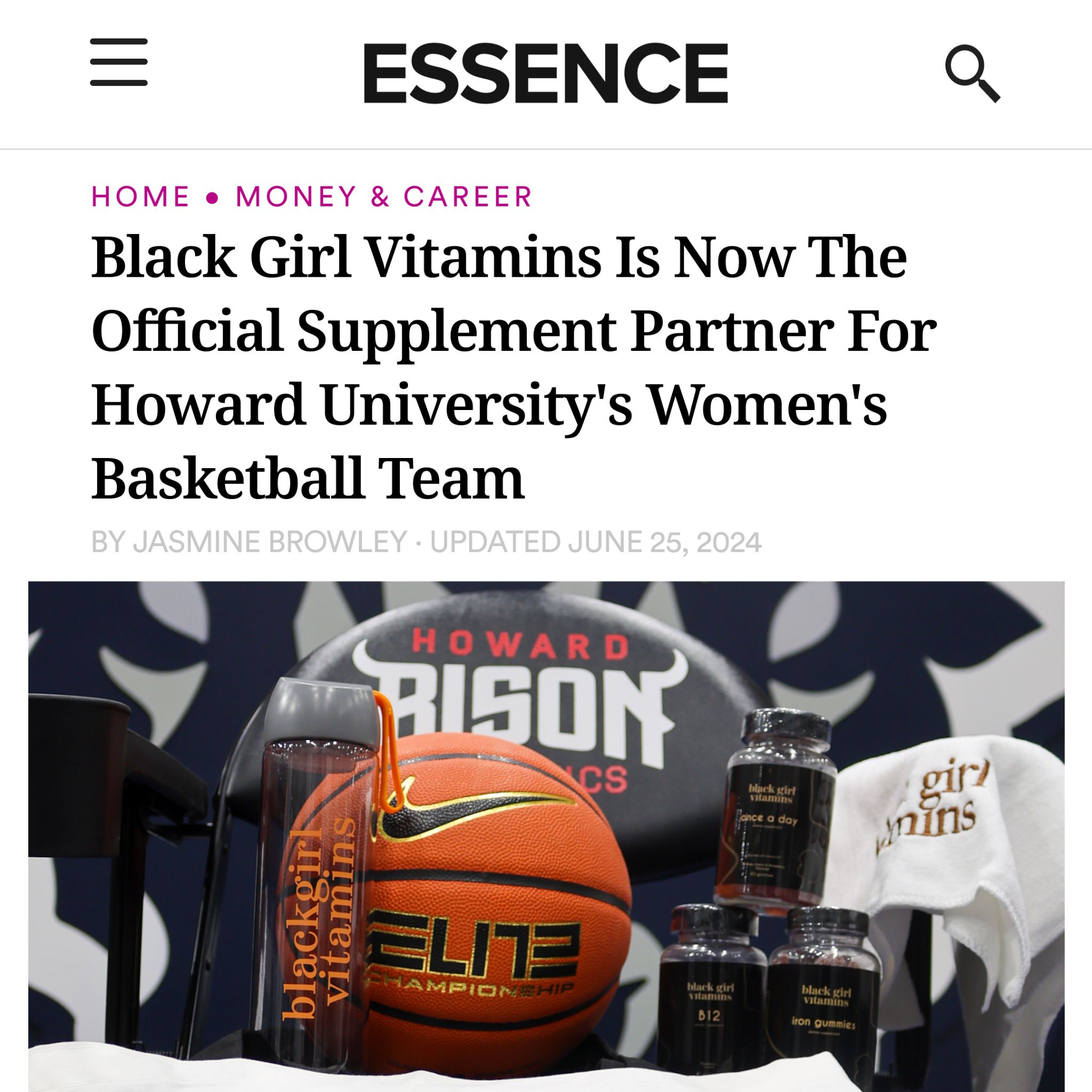 Black Girl Vitamins Facebook ad