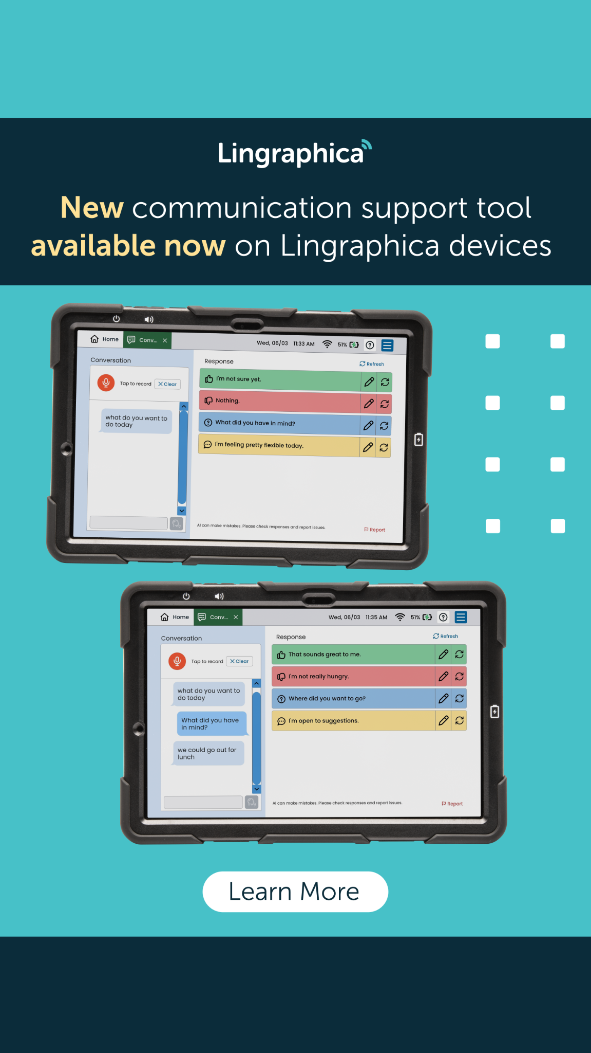 Lingraphica Facebook ad