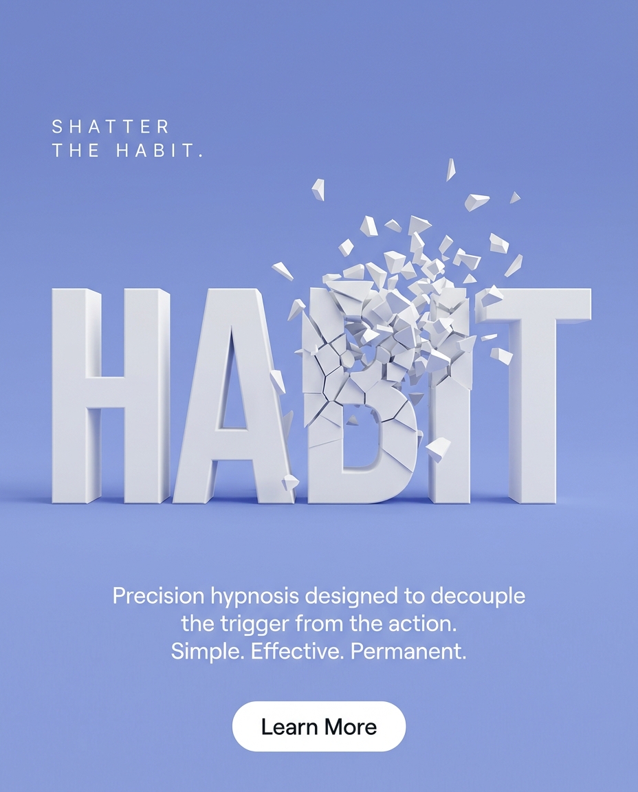 Hypnosis to Stop Smoking Facebook ad