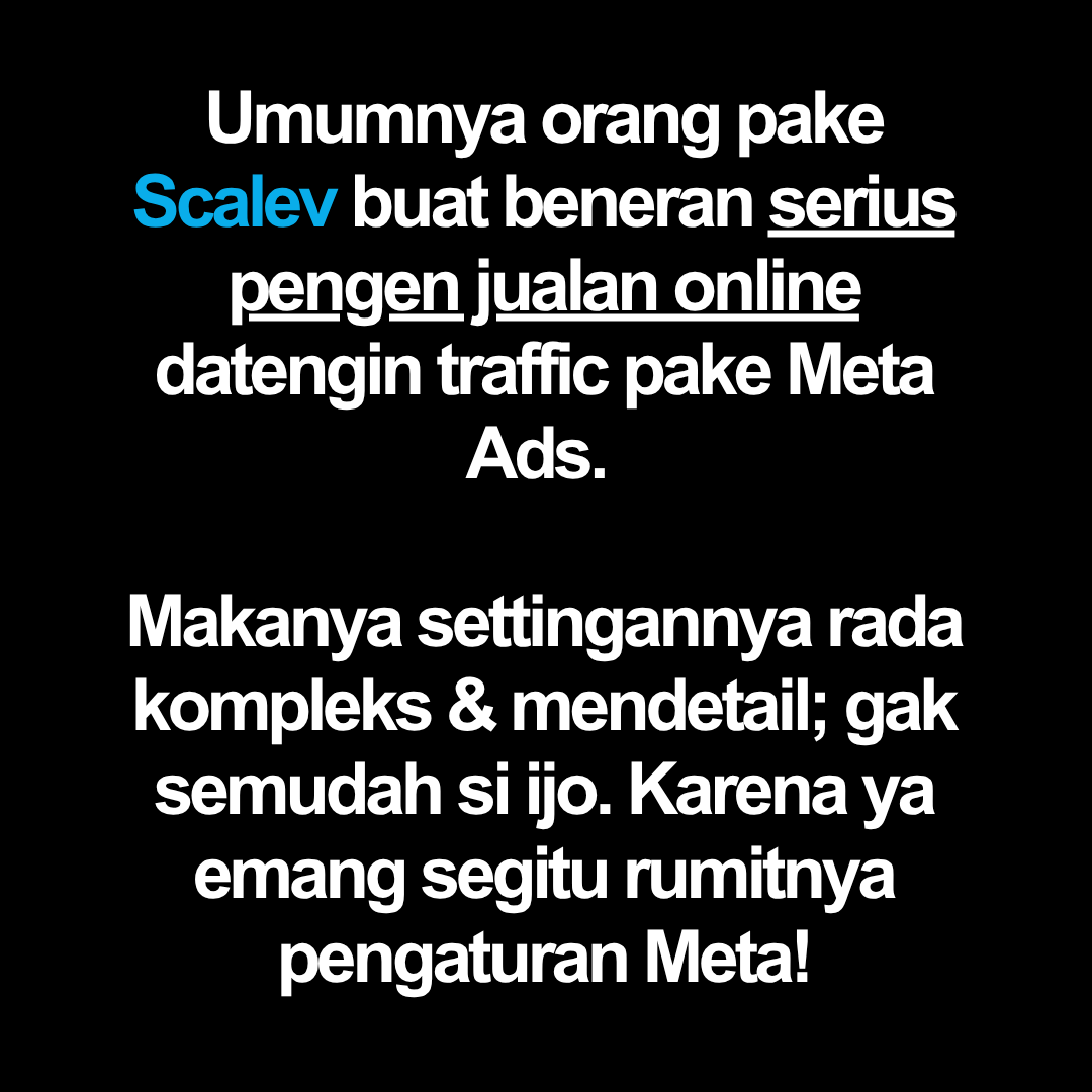 Scalev Facebook ad