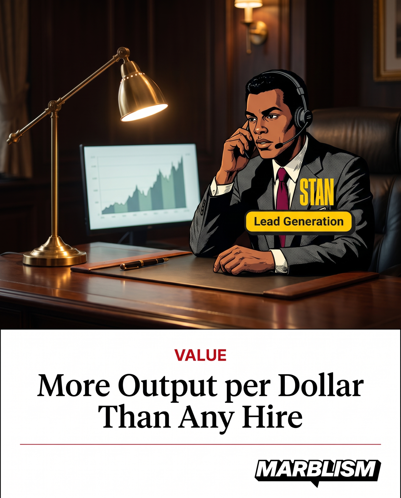 Entrepreneur Facebook ad: Hire an AI team.