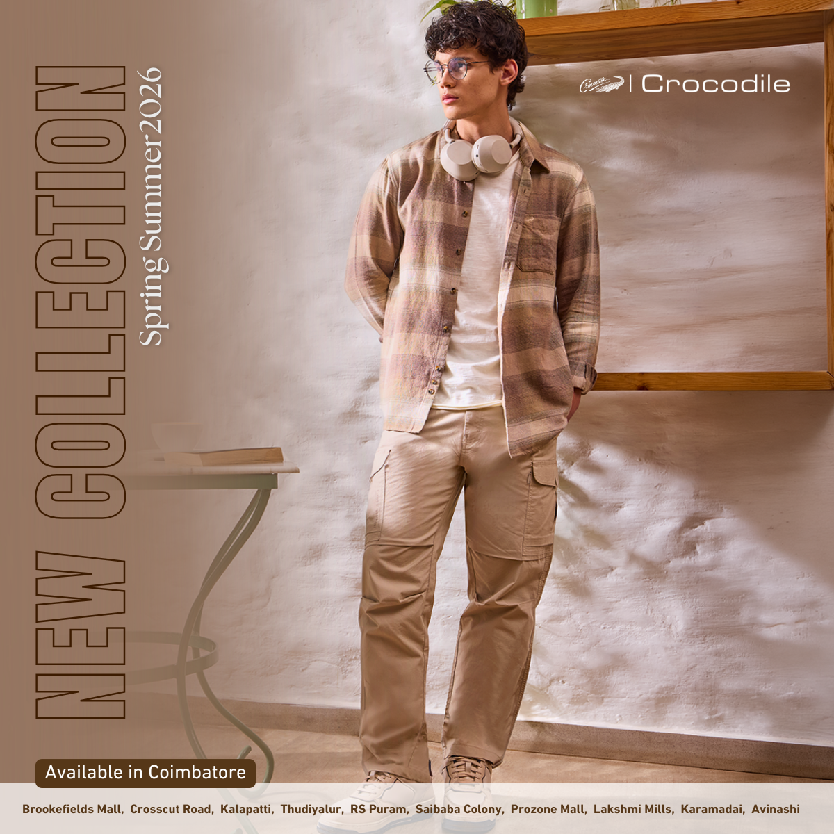 Crocodile India Facebook ad: Step into style!