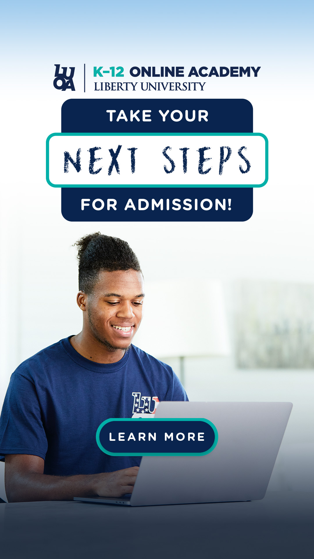 Liberty University Online Academy K-12 Facebook ad