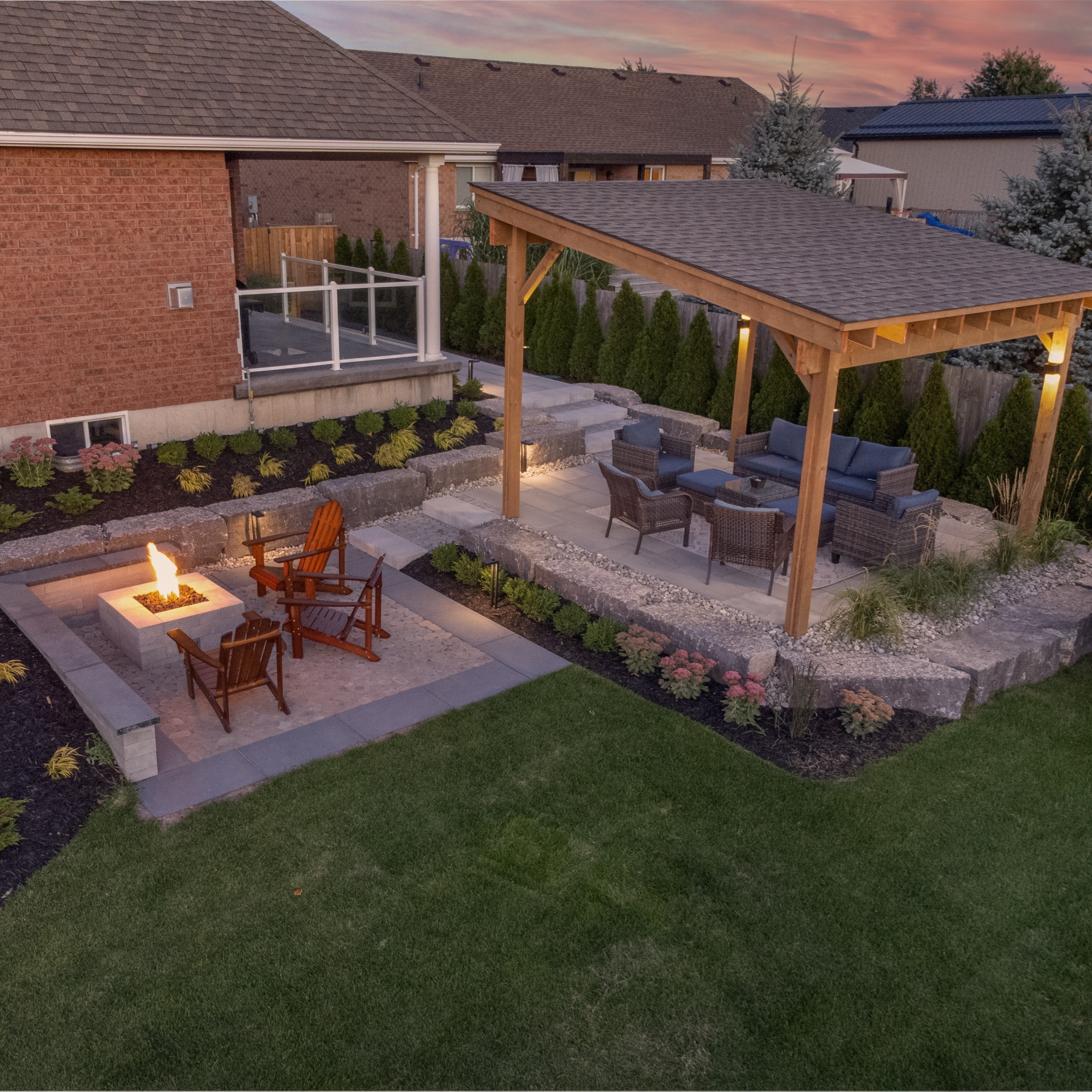 Schut's Brick, Stone & Landscape Facebook ad: It's time to landscape!