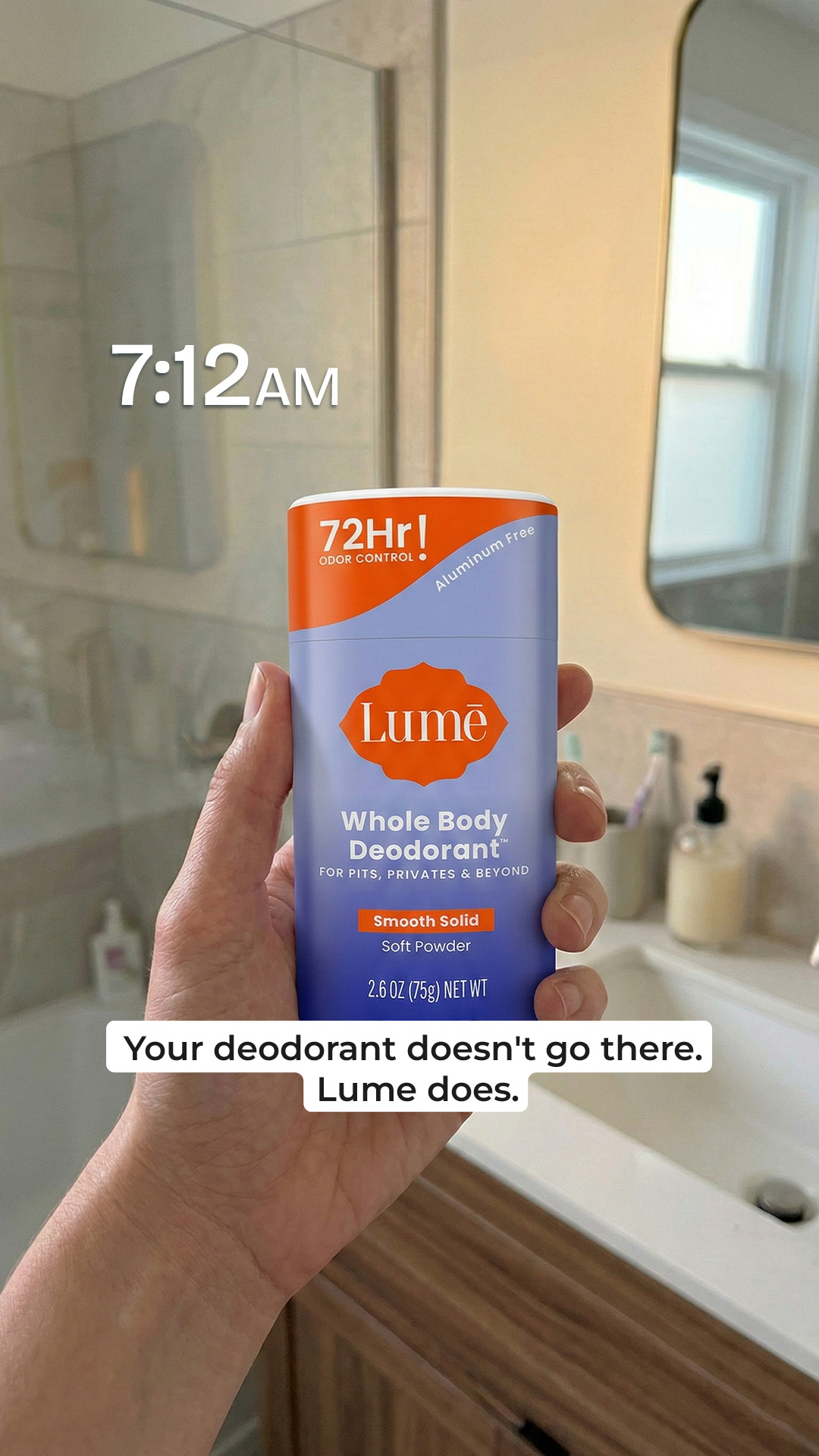 Lume Deodorant Facebook ad
