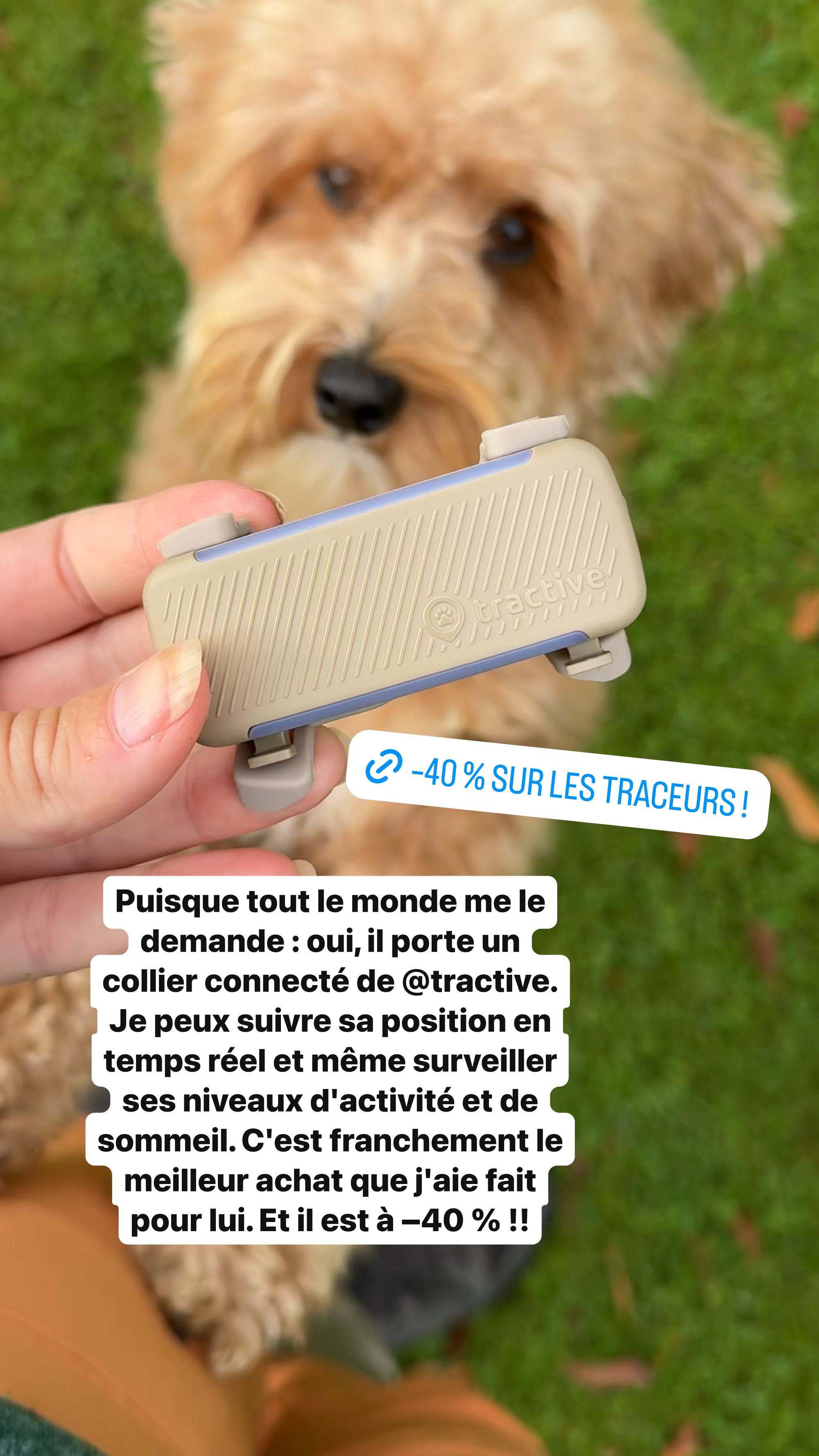 Tractive Facebook ad