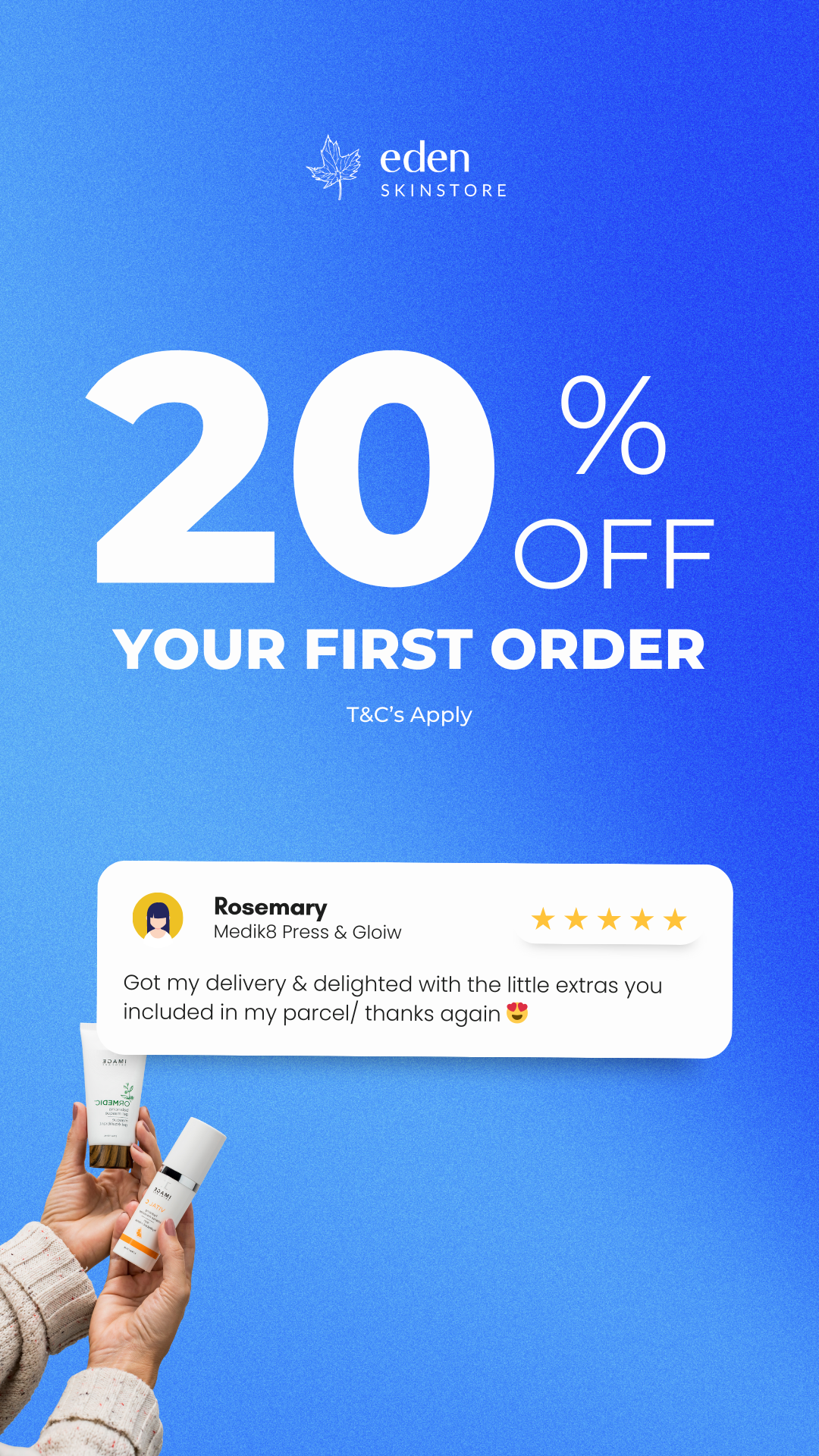 Eden Skinstore  Facebook ad