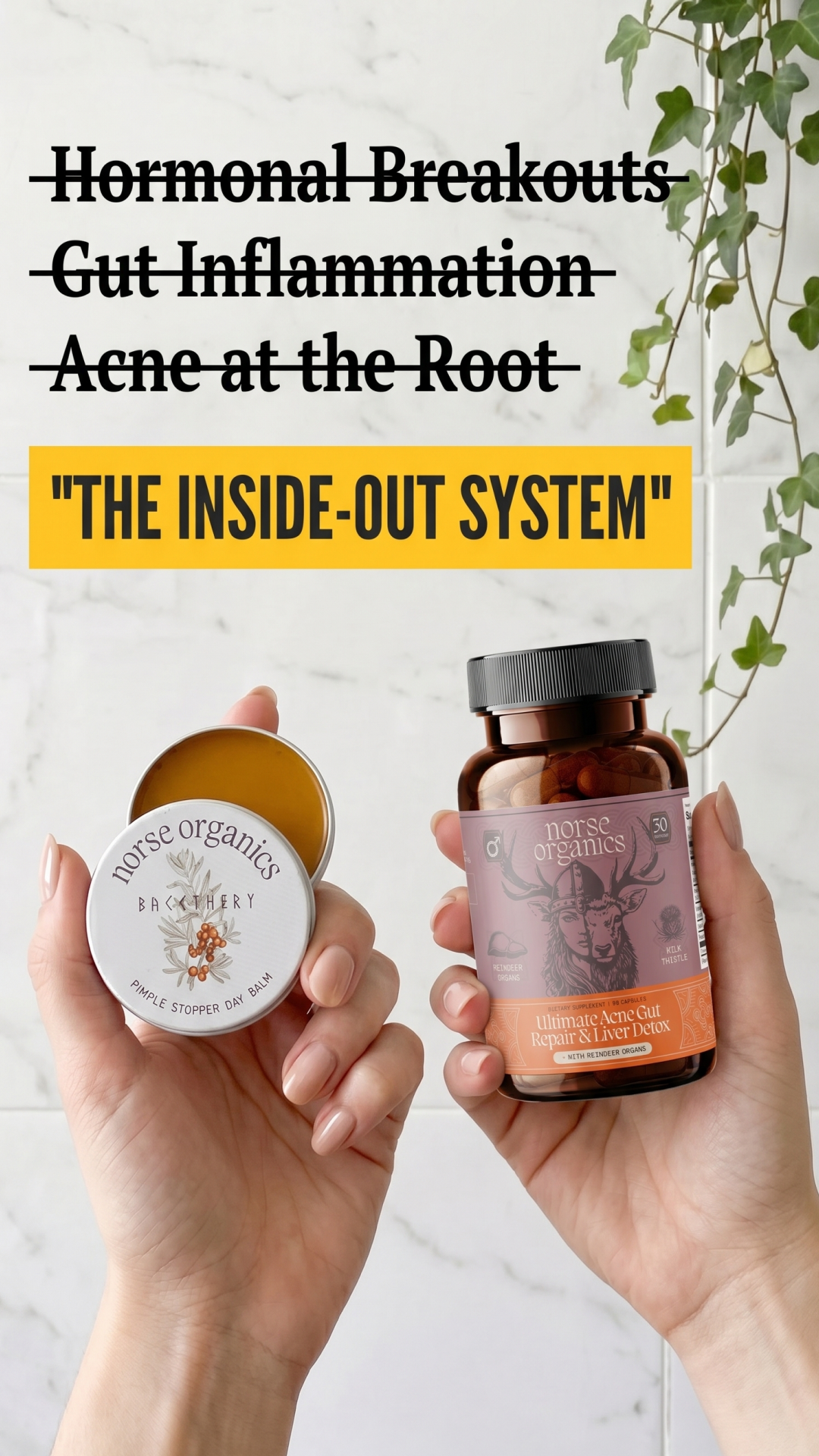 Norse Organics Facebook ad