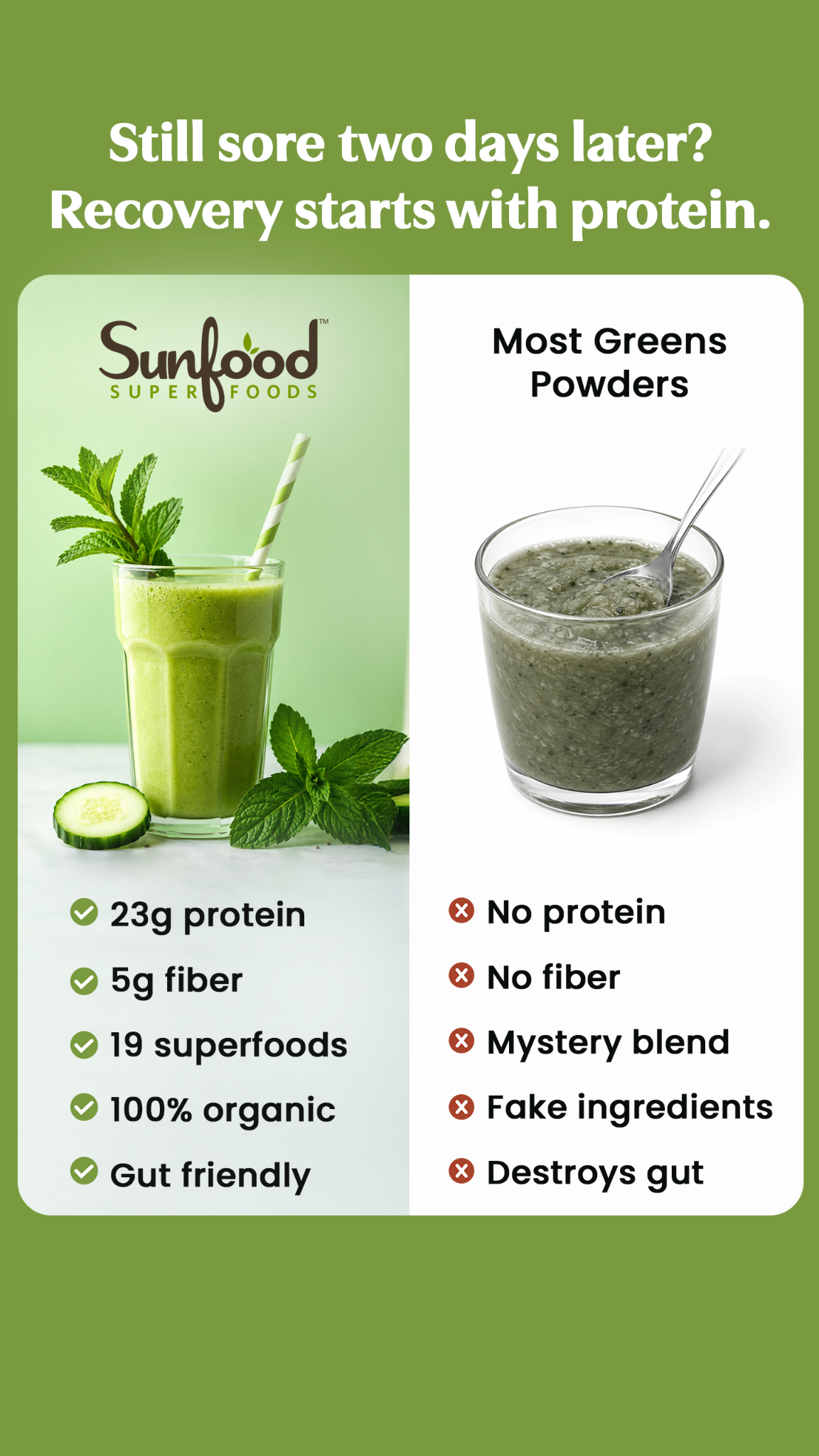Sunfood Superfoods Facebook ad