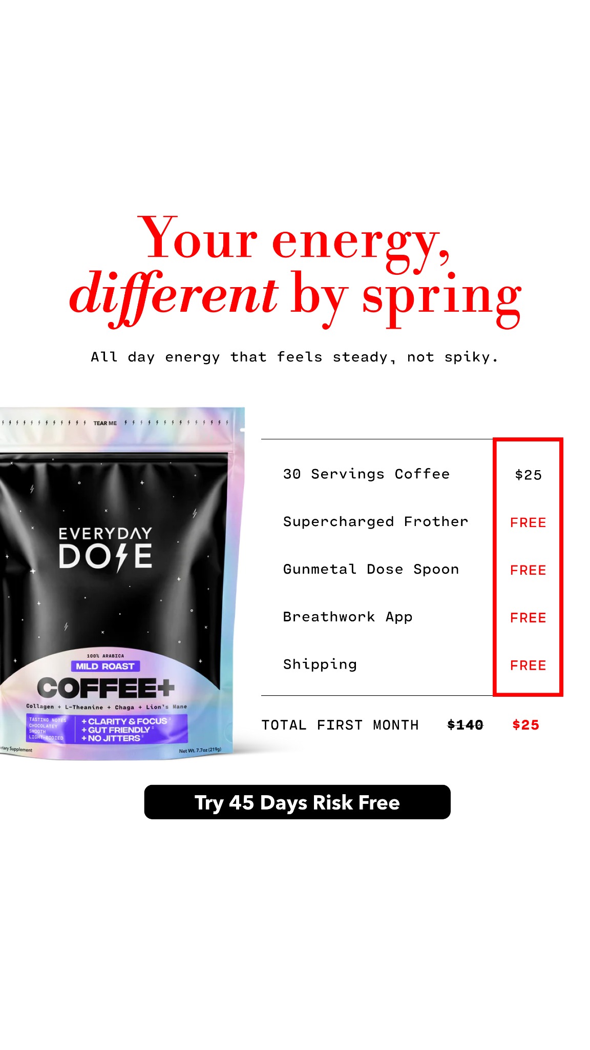 Everyday Dose Facebook ad