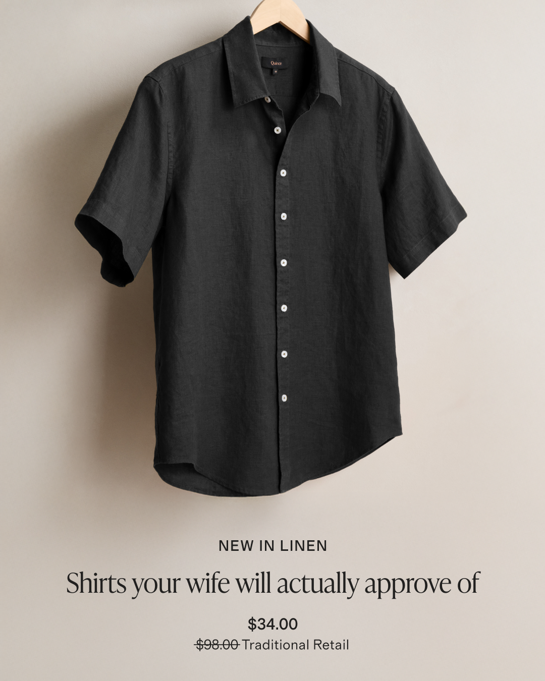 Quince Facebook ad