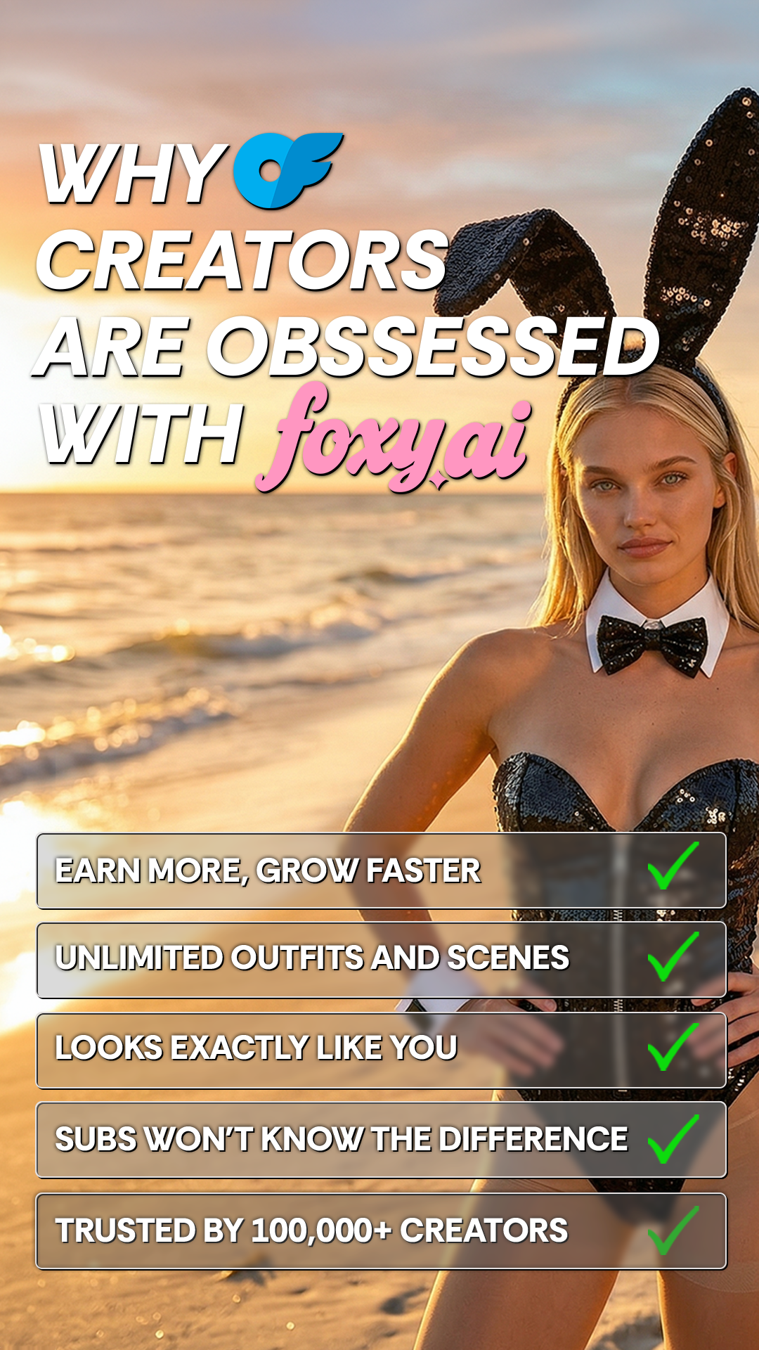Foxy.ai Facebook ad