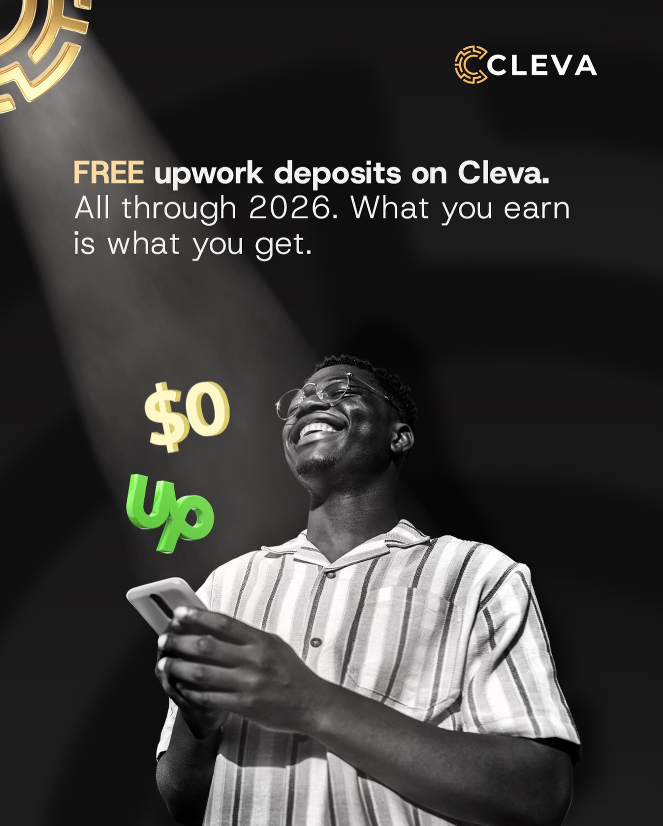Dezny Facebook ad: Cleva | USD banking without borders