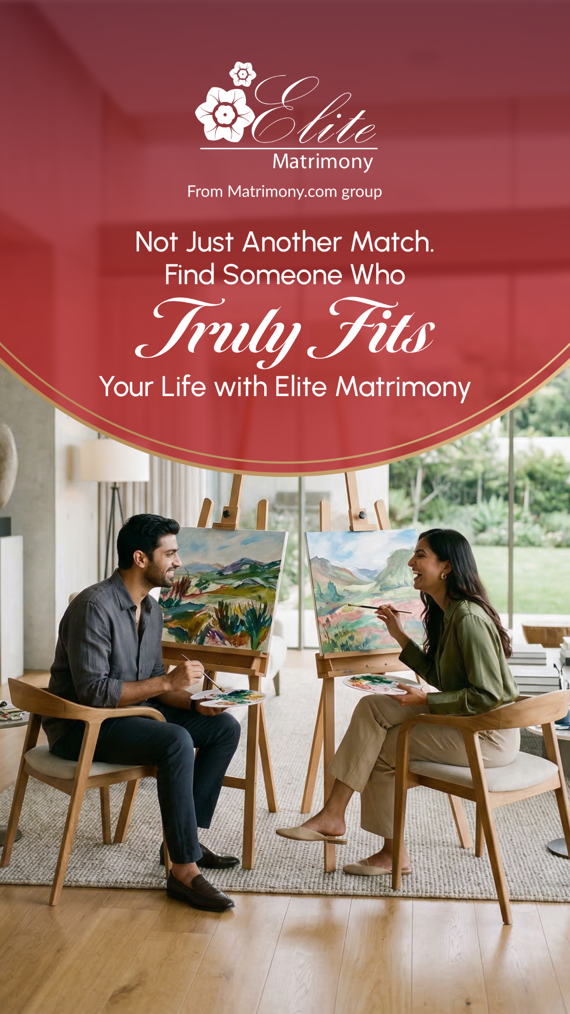 EliteMatrimony Facebook ad