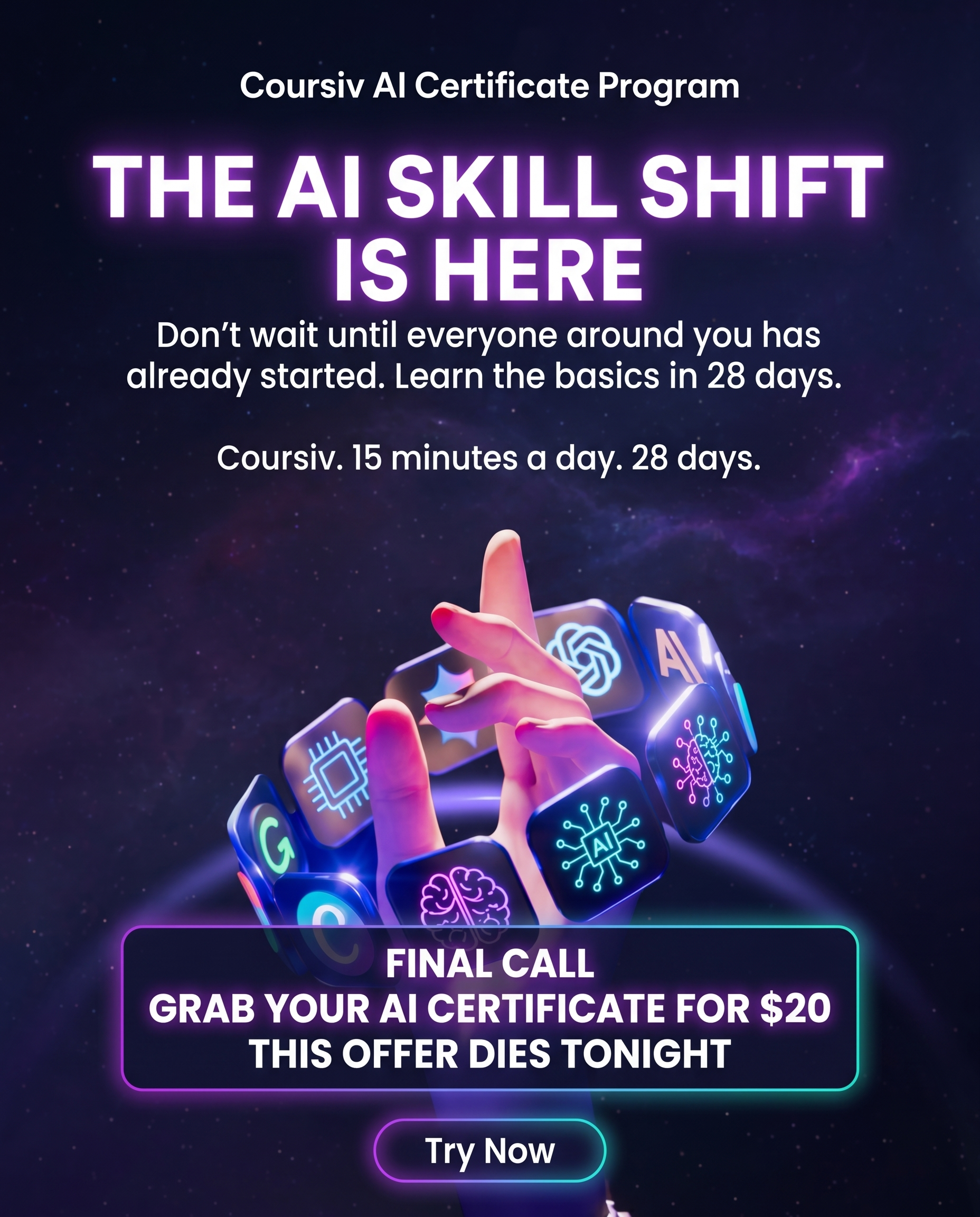 AI Simplified Facebook ad