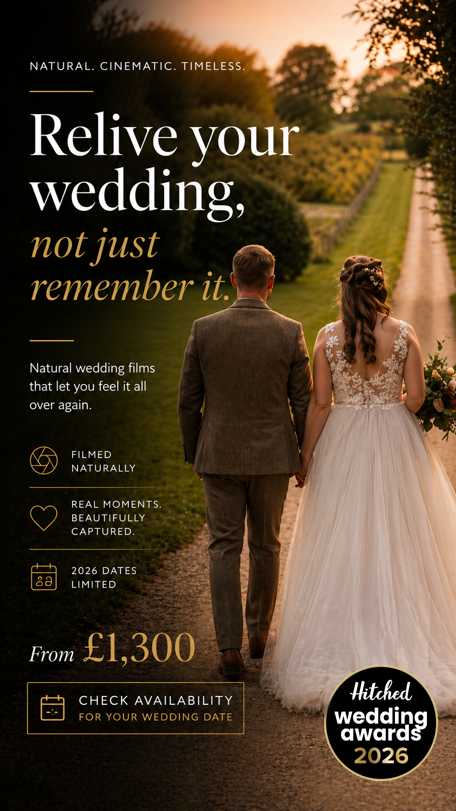 Luke Waite Wedding Films Facebook ad from May 9, 2026