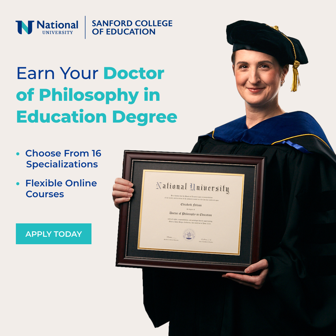 National University Facebook ad