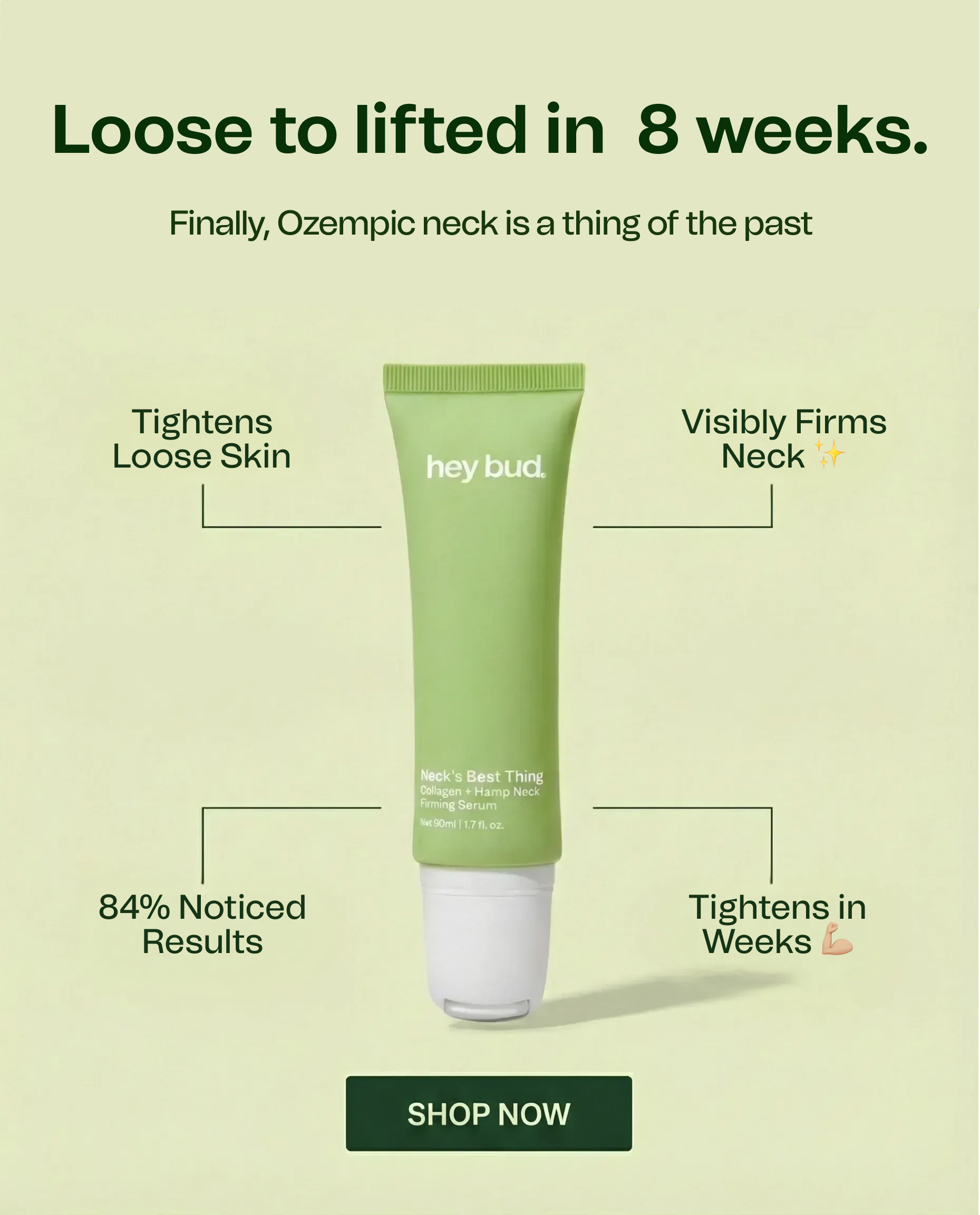Hey Bud Skincare Facebook ad