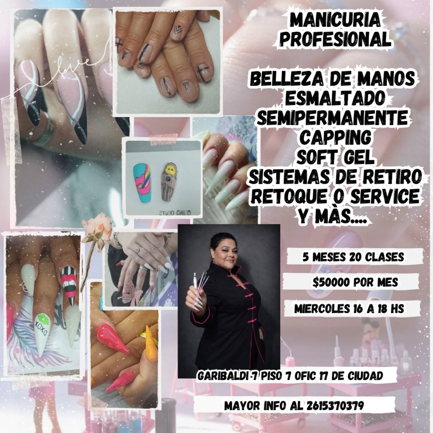 Bellezas diseño Nail's. Facebook ad: Marzo Inicia con todo!