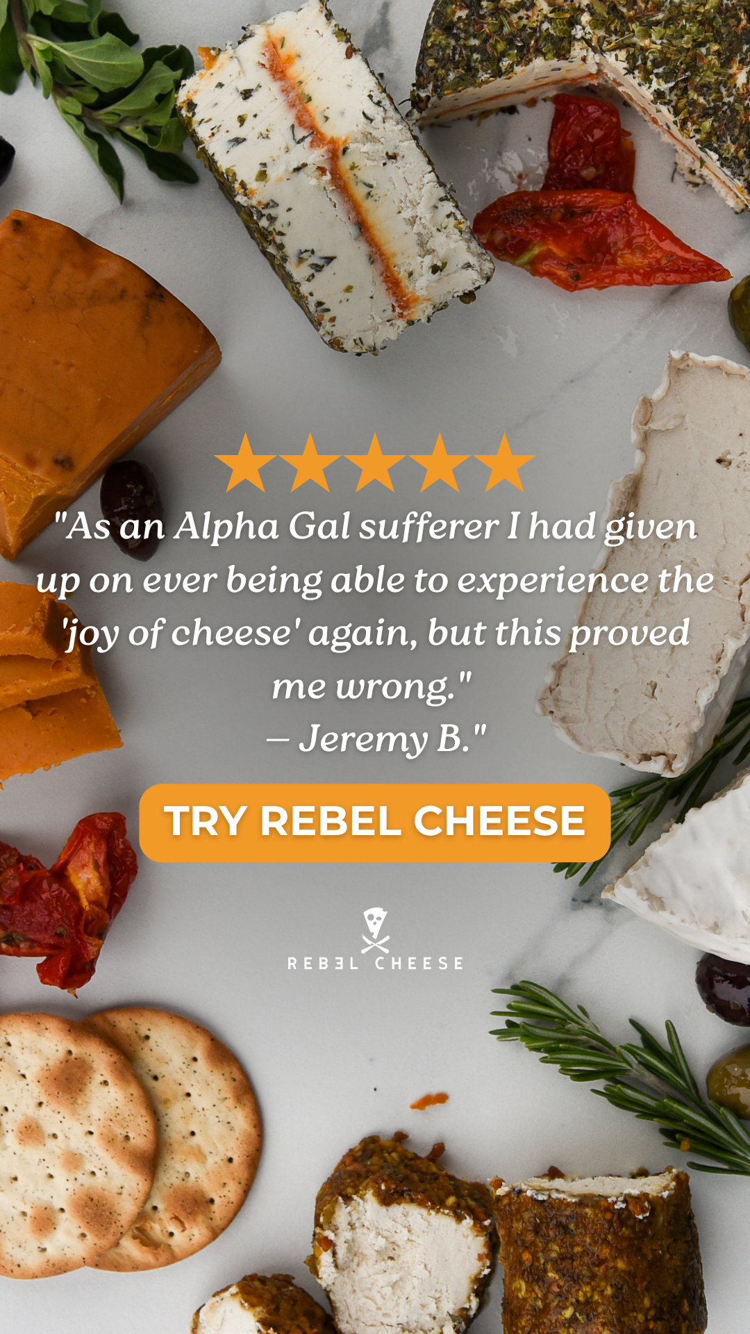 Rebel Cheese Facebook ad