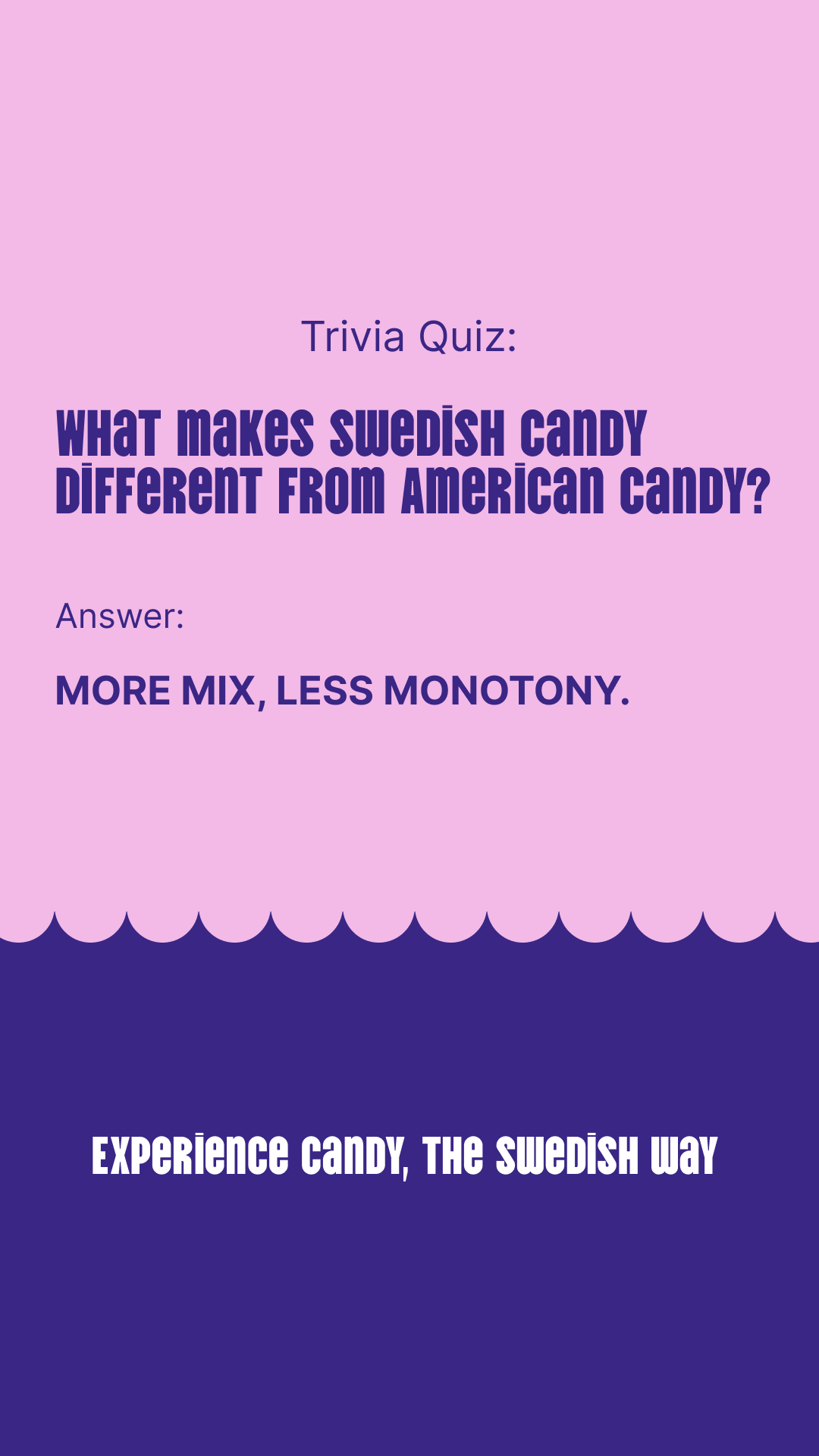 Swedish Candy Facebook ad