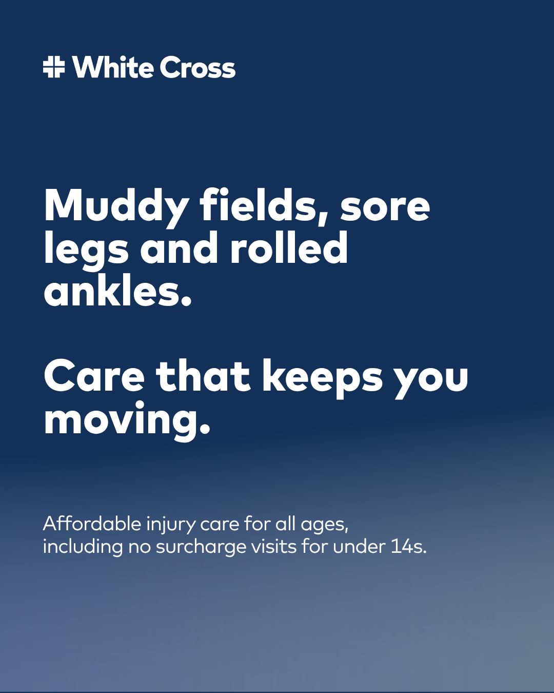 White Cross Facebook ad from May 27, 2026